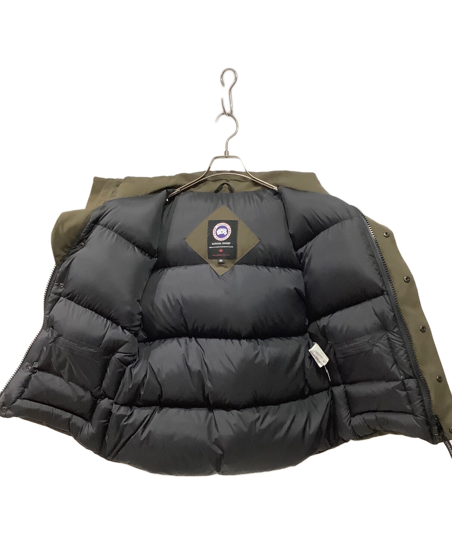 中古・古着通販】CANADA GOOSE (カナダグース) ダウンベスト オリーブ