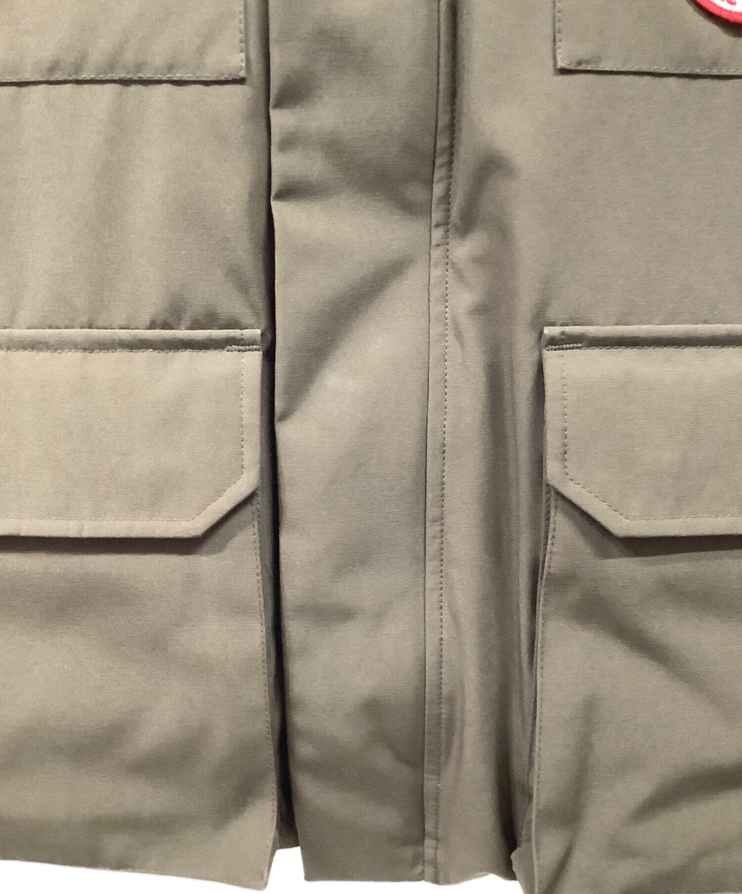 中古・古着通販】CANADA GOOSE (カナダグース) ダウンベスト オリーブ