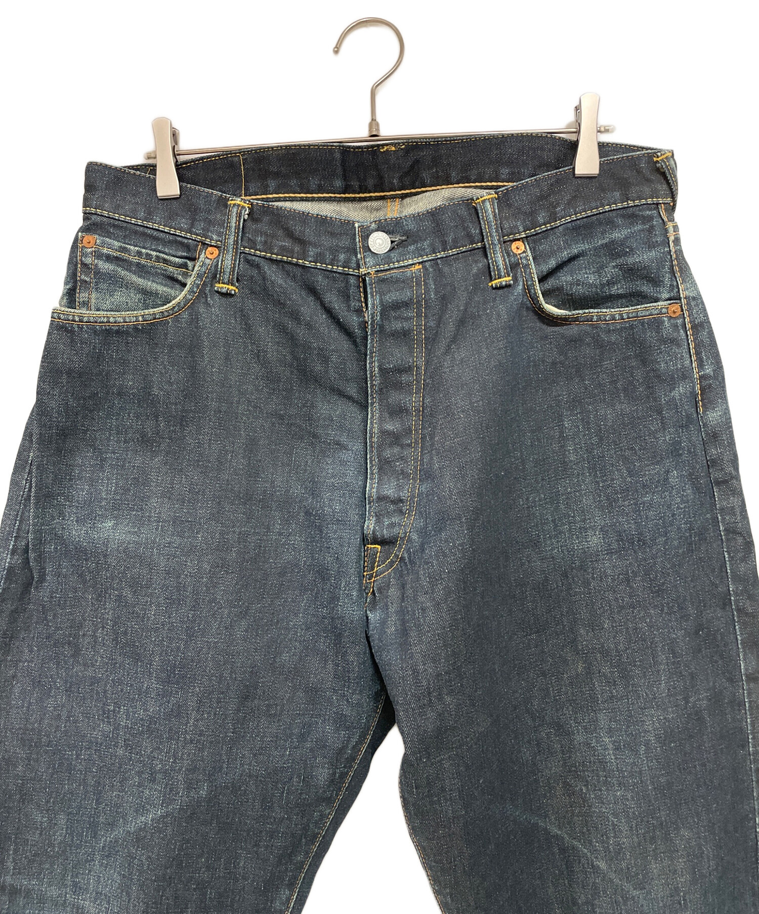中古・古着通販】EVISU (エヴィス) カモメ ペイント デニムパンツ