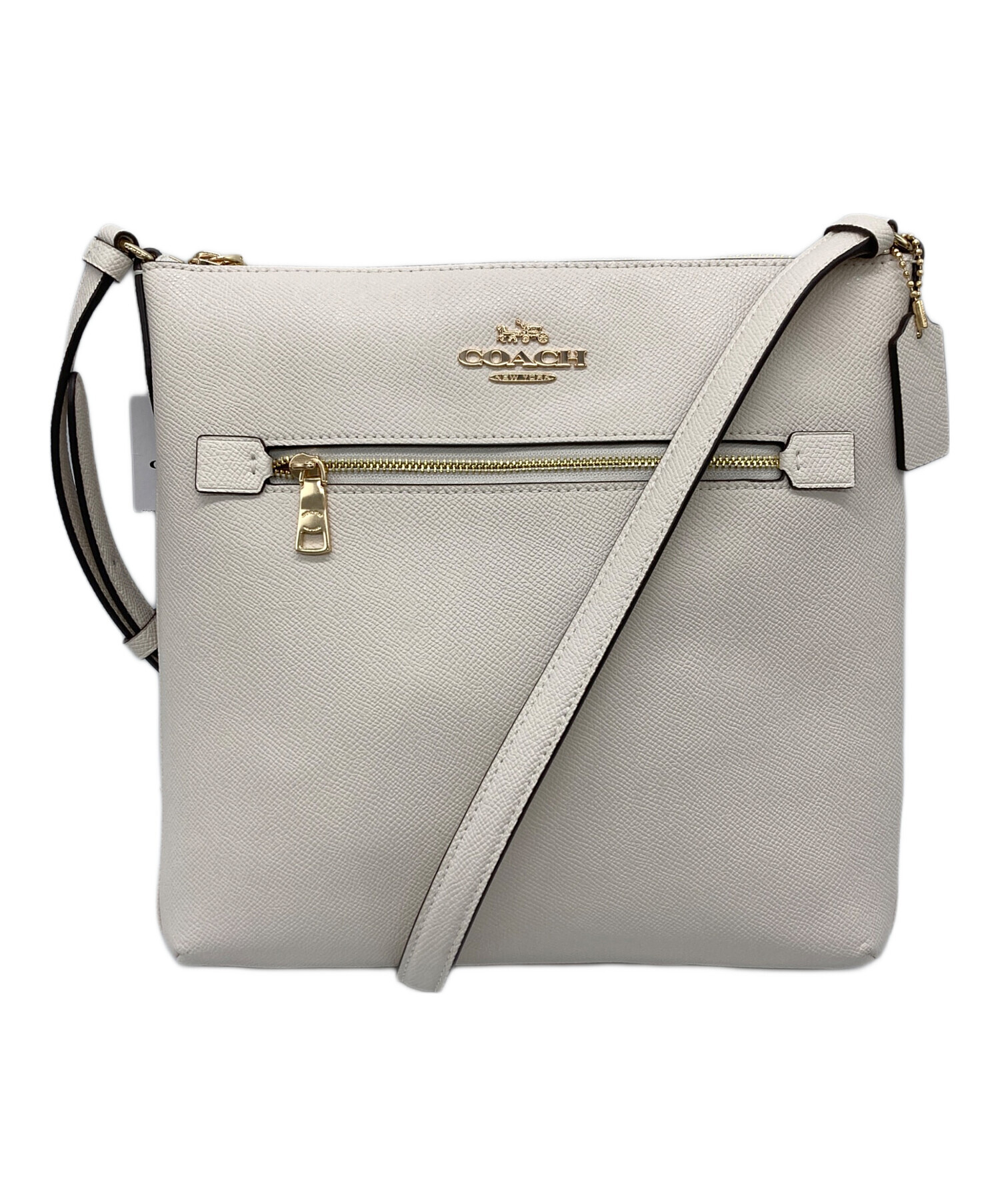 中古・古着通販】COACH (コーチ) ワンショルダーバッグ ホワイト