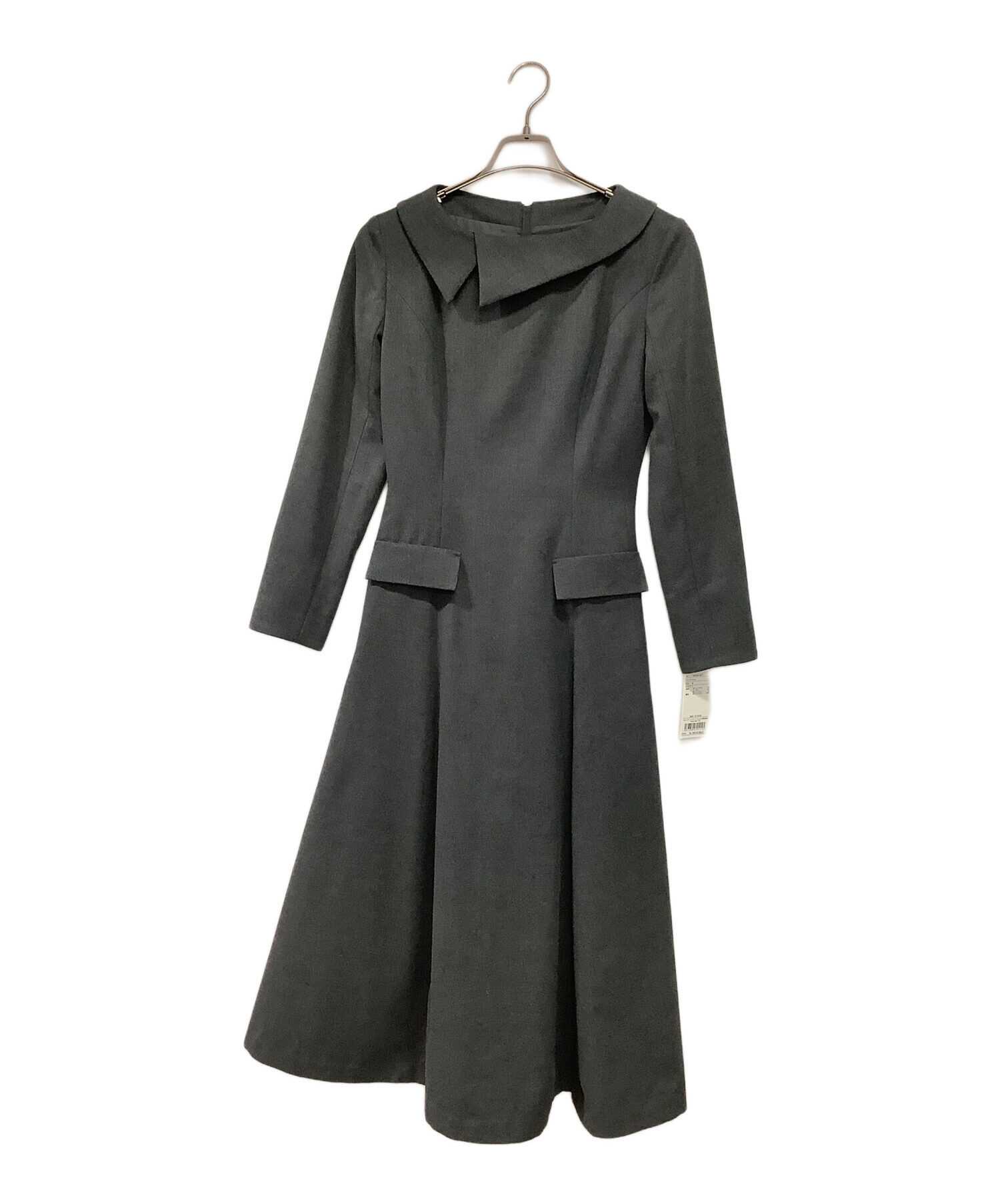 中古・古着通販】JENNE (ジェンヌ) アシンメトリーワンピース ブラック