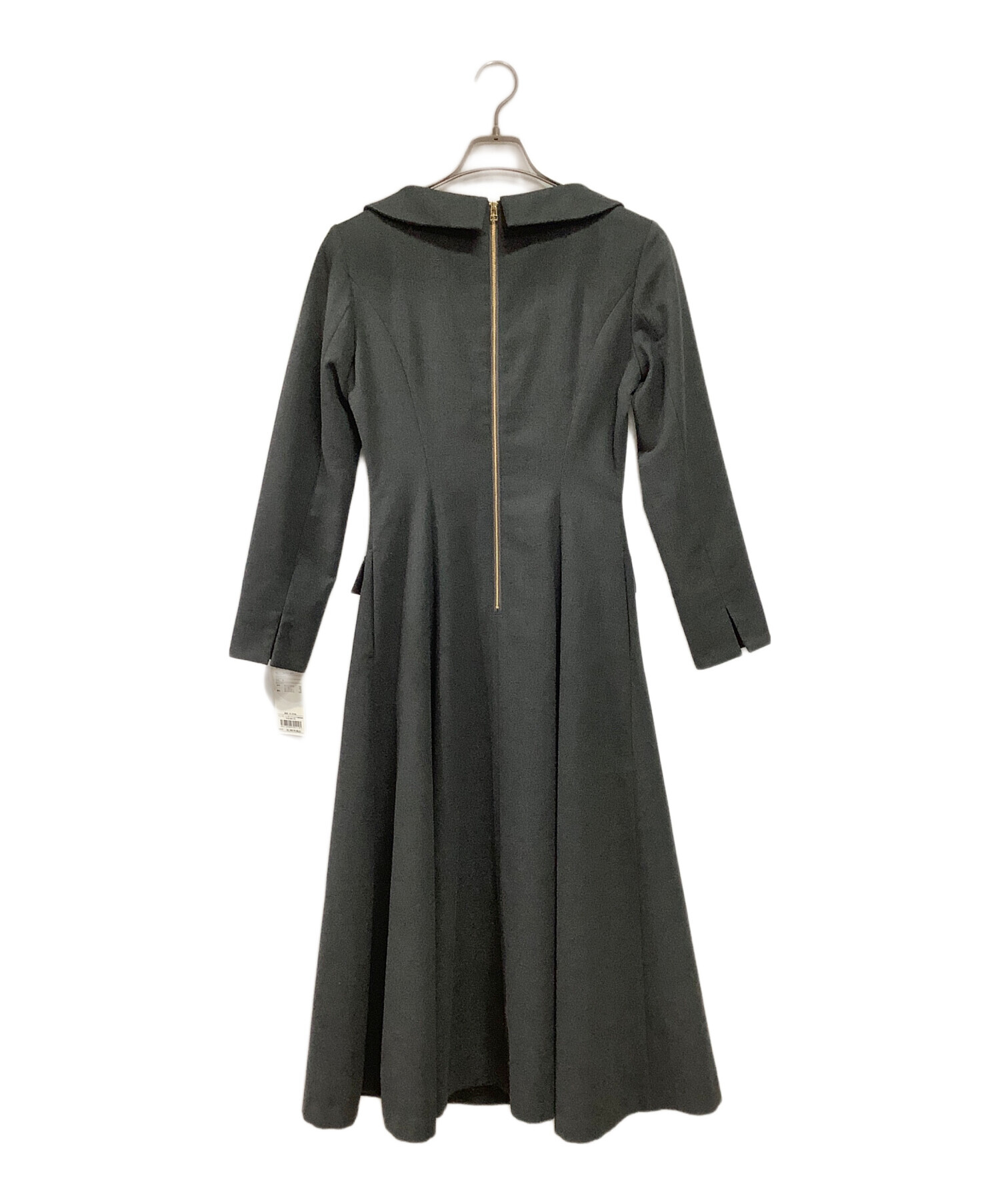 中古・古着通販】JENNE (ジェンヌ) アシンメトリーワンピース ブラック