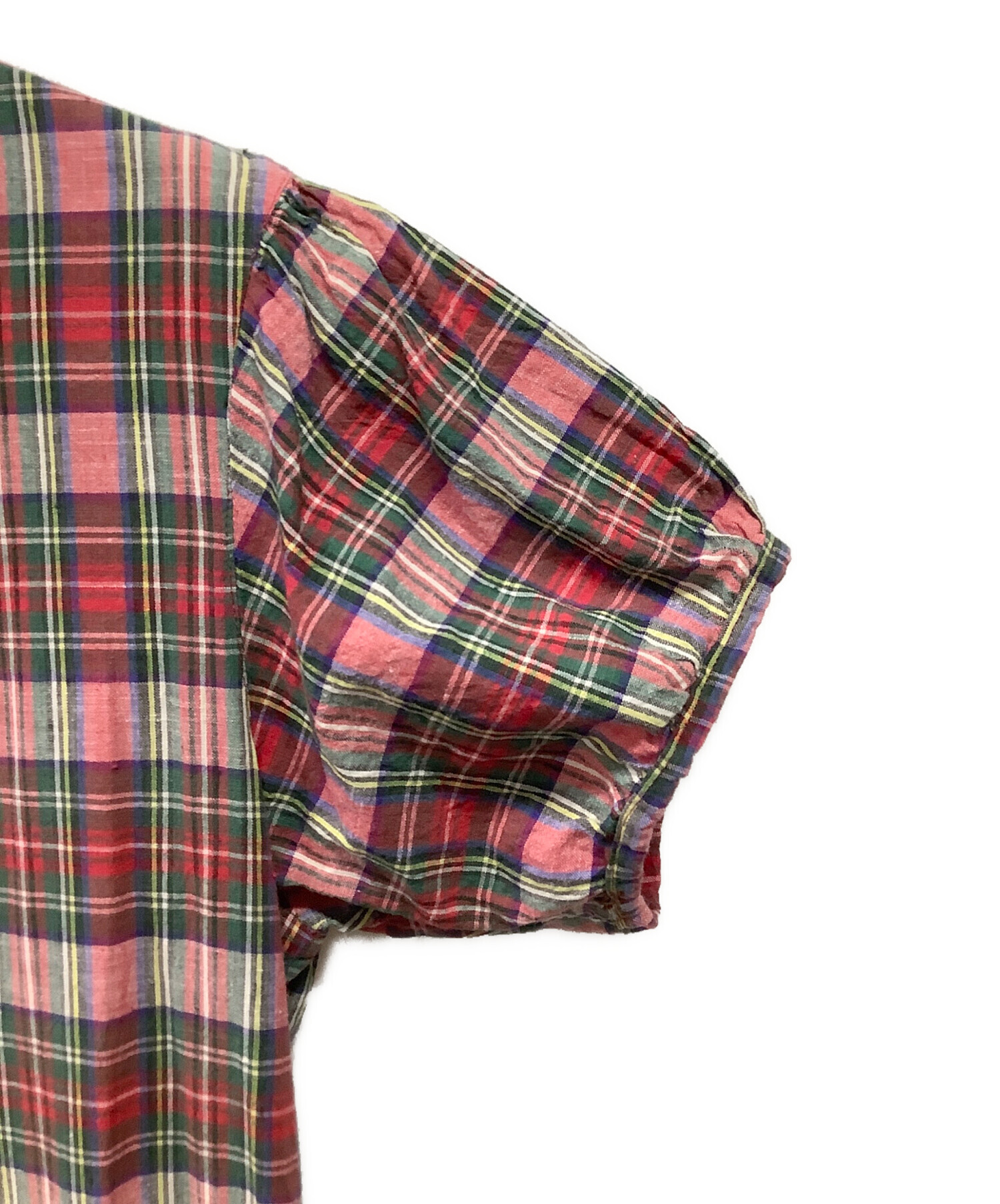美品 PINK HOUSE ピンクハウス ロングスリーブ チェックブラウス レッド レディース 古着 中古 USED PINK HOUSE - 美品 PINK HOUSE ピンクハウス ロングスリーブ チェック