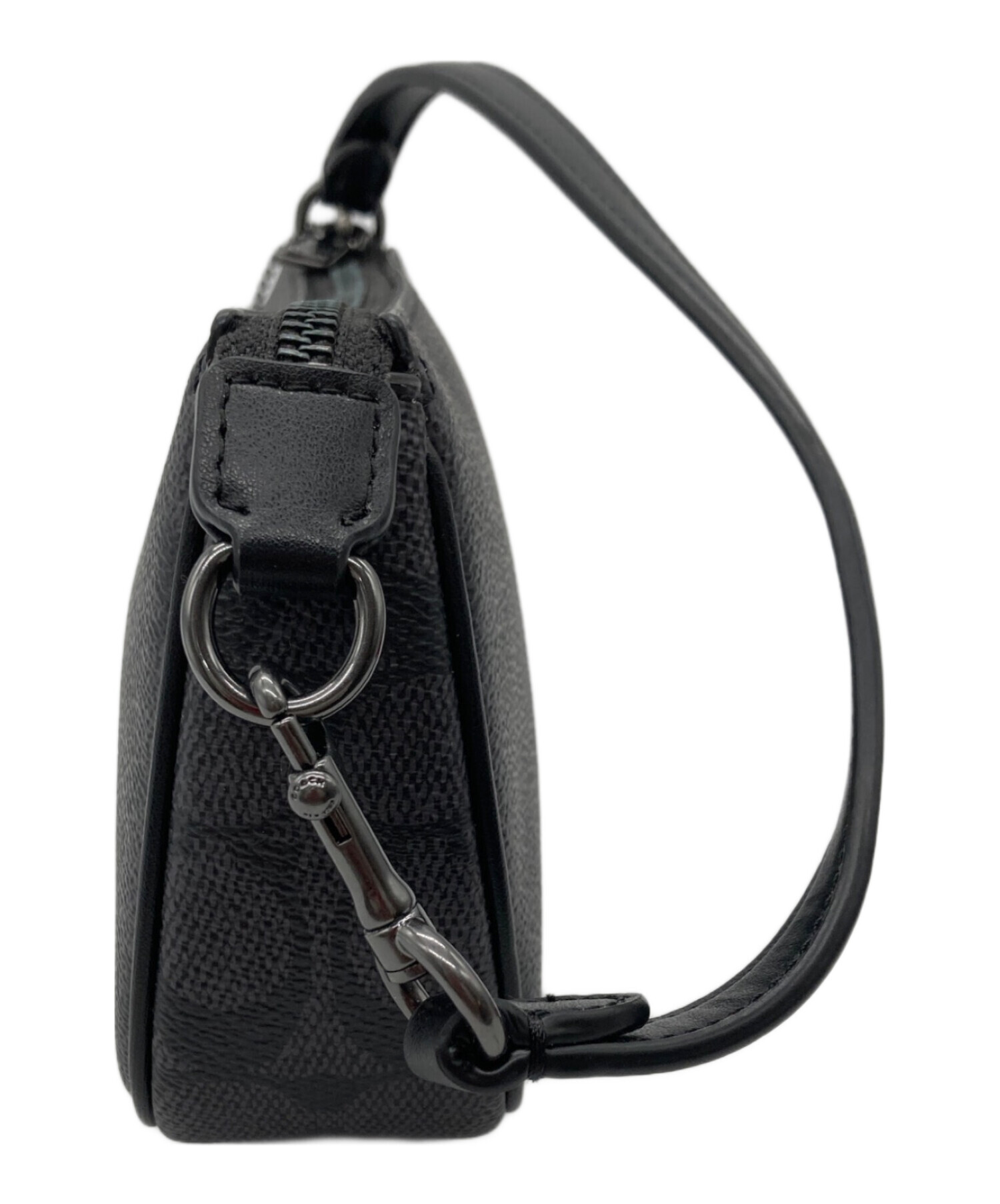 COACH シグネチャーコレクション　ハンドバッグ　ブラック　新品未使用 中古・古着通販】COACH (コーチ) ハンドバッグ シグネチャー ブラック