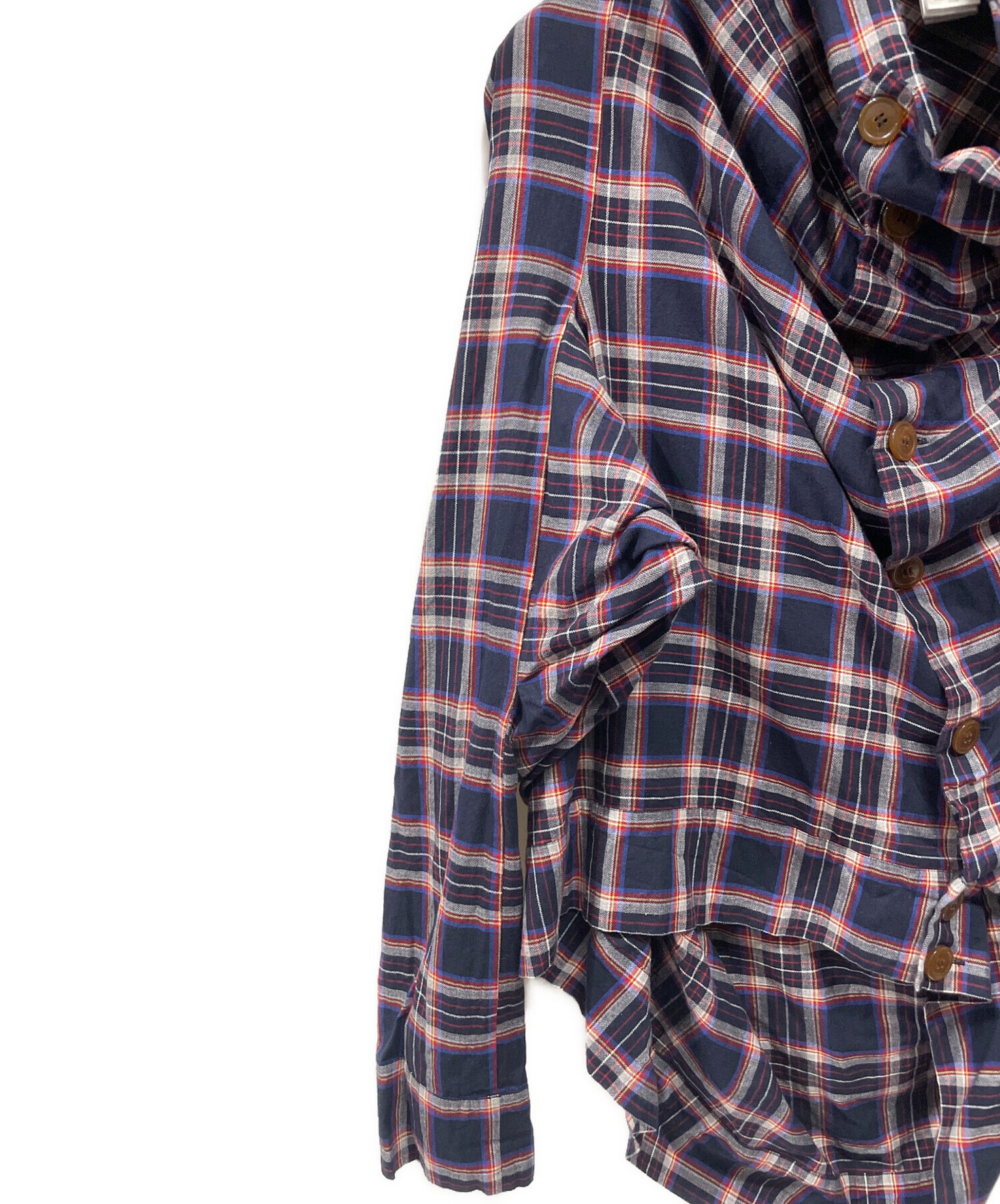 ヴィヴィアンウエストウッド　変形シャツ　ブラウス 中古・古着通販】Vivienne Westwood (ヴィヴィアンウエストウッド