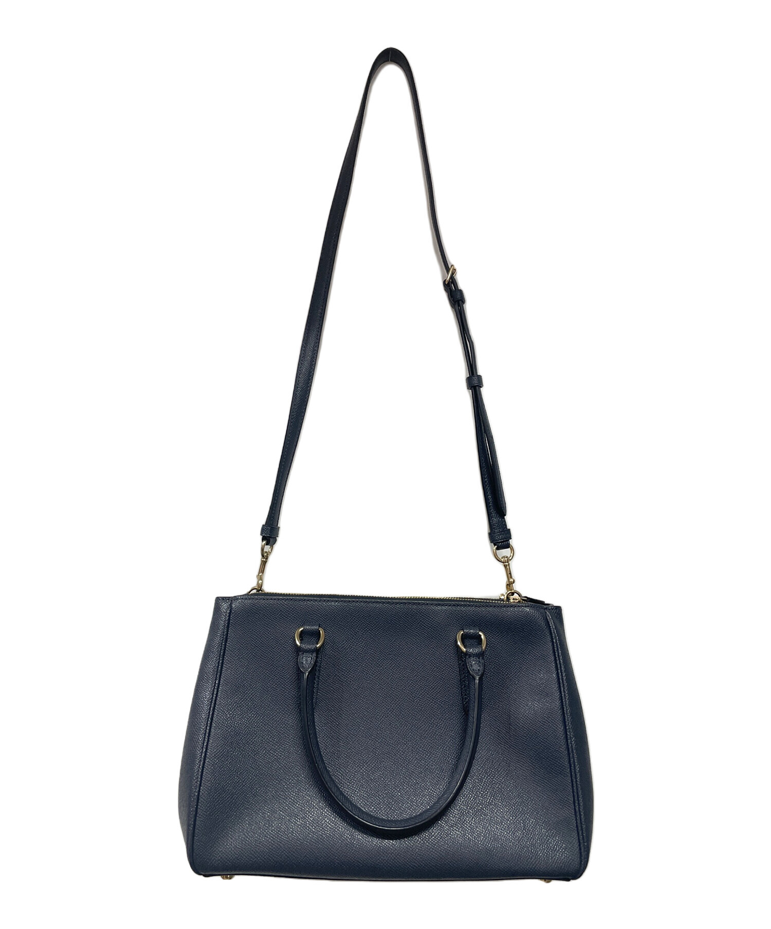 中古・古着通販】COACH (コーチ) 2WAYバッグ ネイビー｜ブランド・古着 