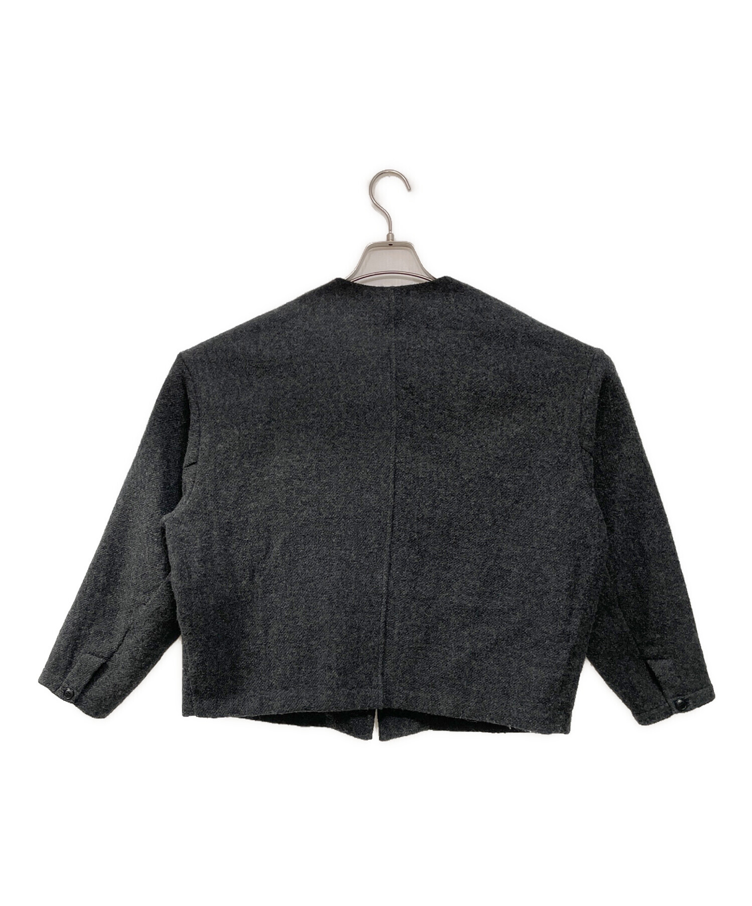 中古・古着通販】KAGURE (カグレ) ウールクルーネックジャケット