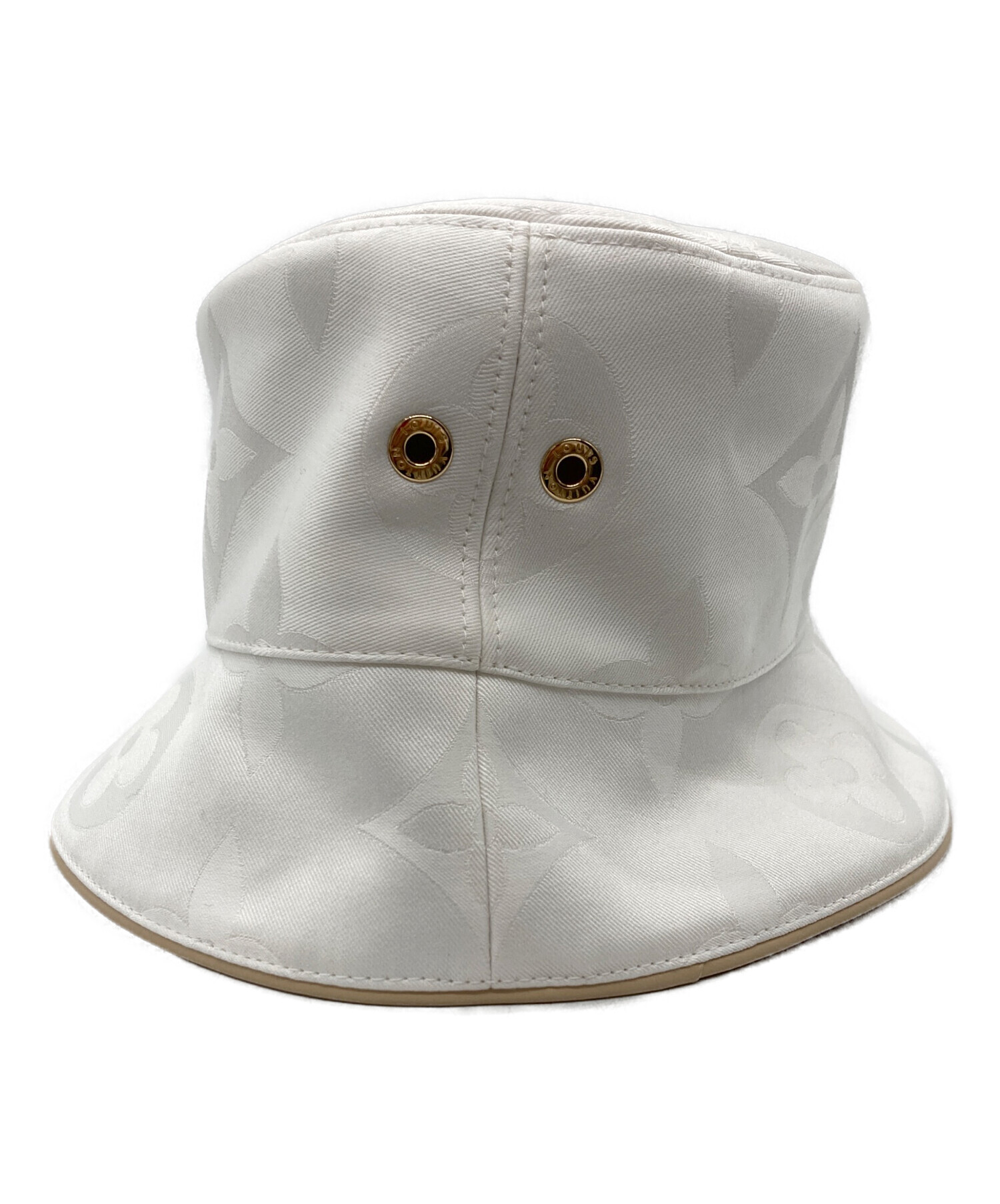 モ*ン様 ルイ・ヴィトン LOUIS VUITTONグレーバケットハット 中古・古着通販】LOUIS VUITTON (ルイ ヴィトン) バケットハット