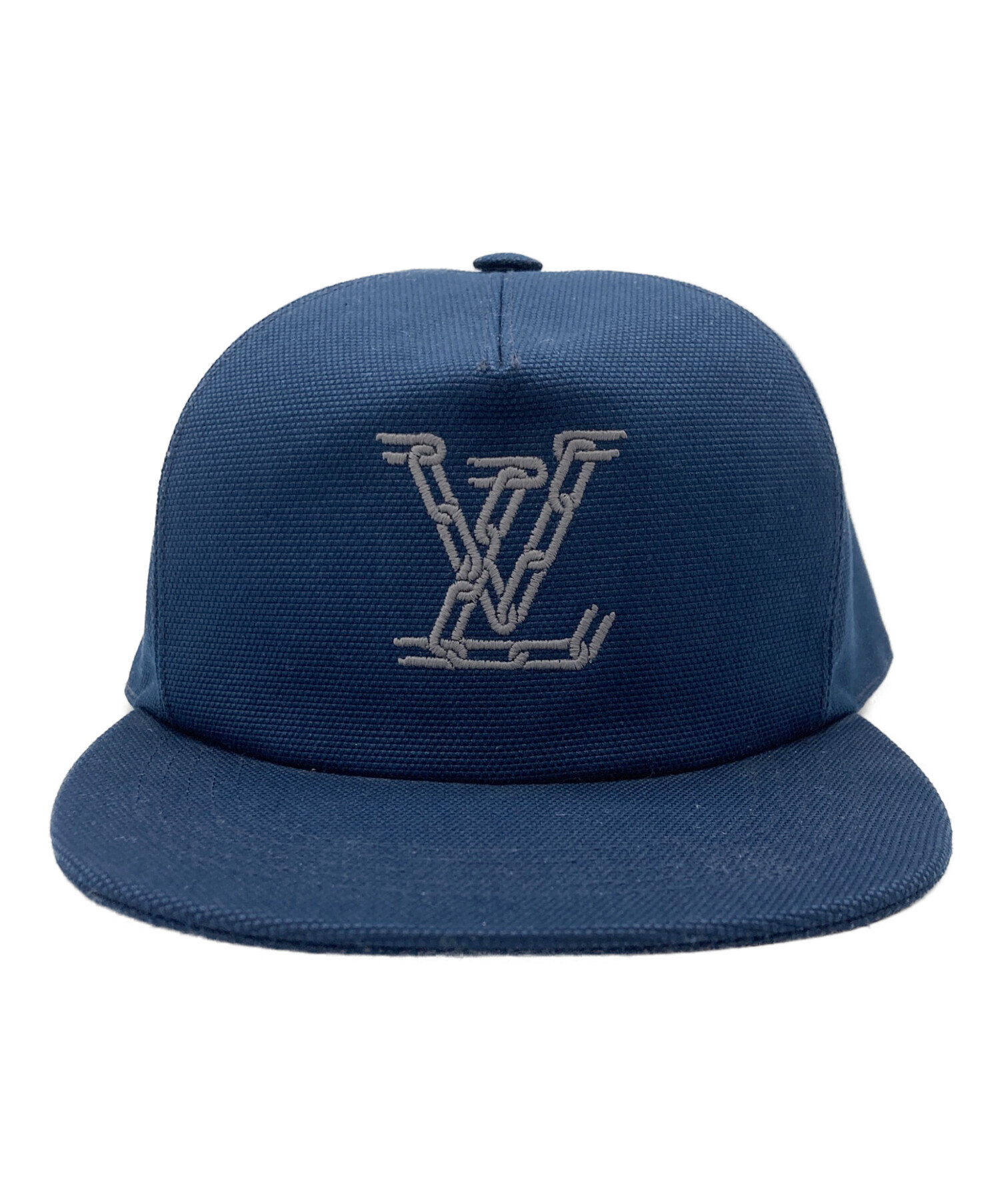 中古・古着通販】LOUIS VUITTON (ルイ ヴィトン) キャップ ネイビー