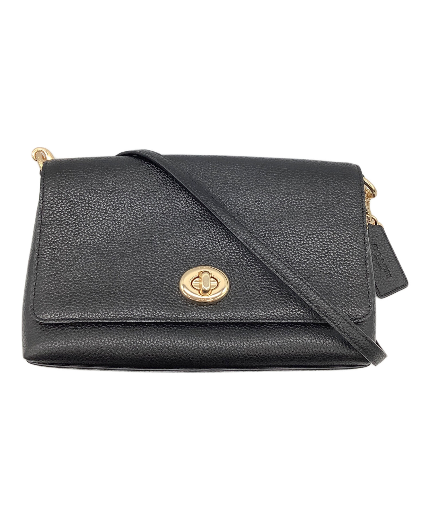 COACH ショルダーバッグ 新品 中古・古着通販】COACH (コーチ) ショルダーバッグ ブラック｜ブランド