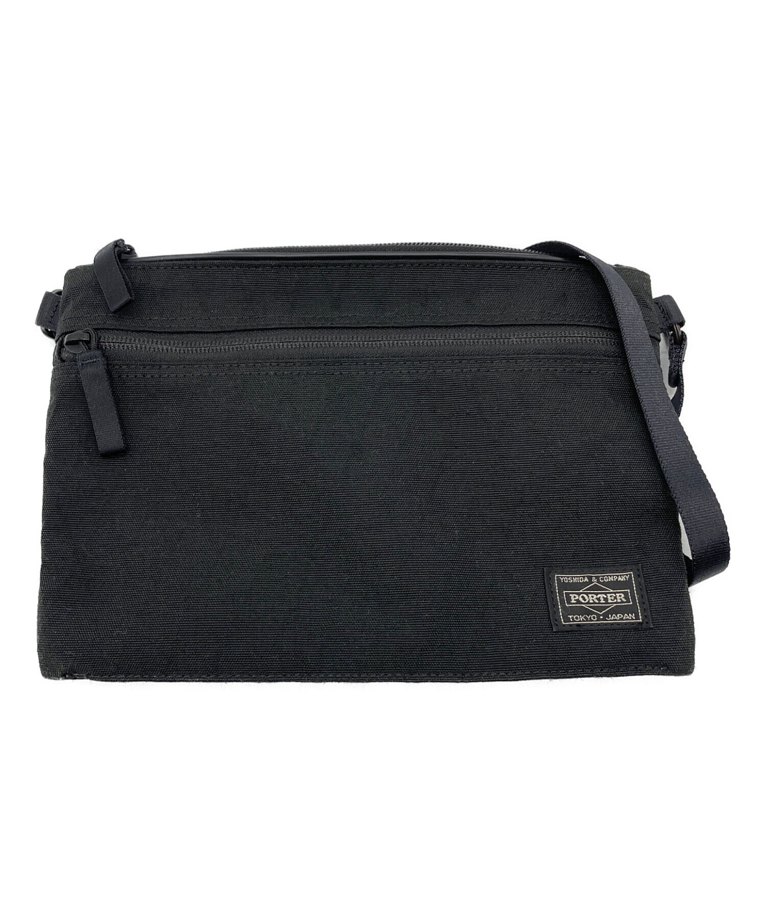 中古・古着通販】PORTER (ポーター) ハイブリッド サコッシュ ブラック