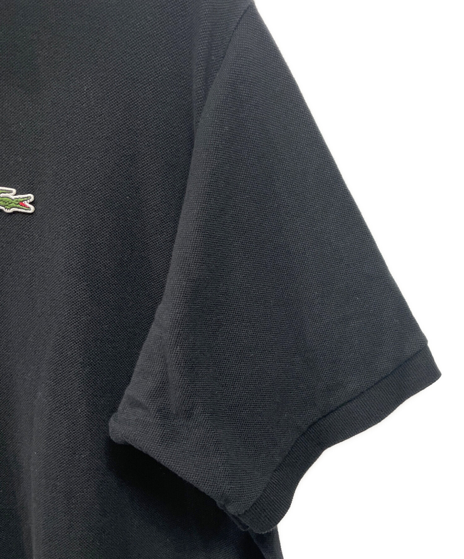 中古・古着通販】LACOSTE (ラコステ) ポロシャツ ブラック サイズ:US