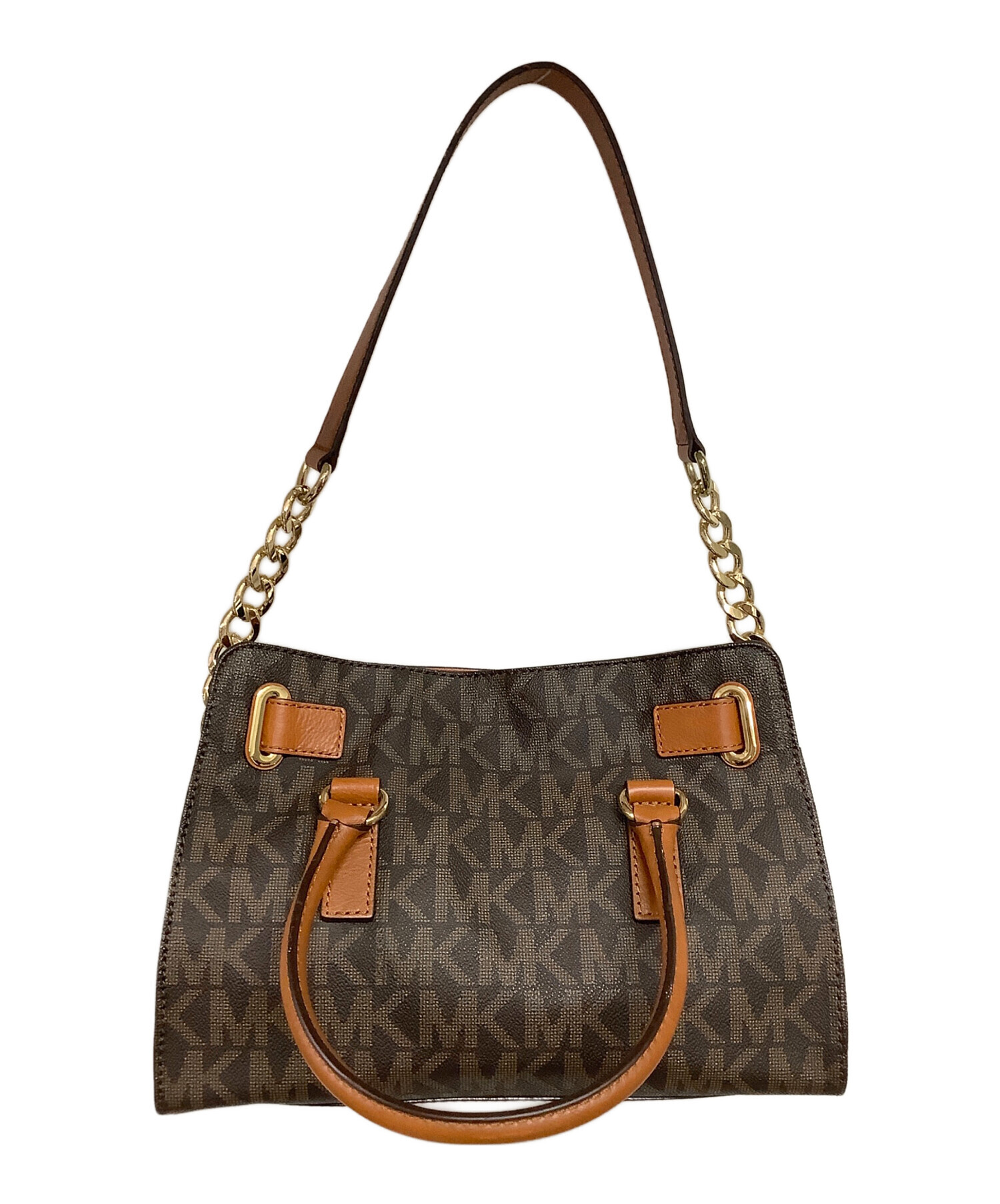 マイケルコース2wayバック ブラウン(※値下げ依頼個別相談中※) 中古・古着通販】MICHAEL KORS (マイケルコース) 2WAYバッグ ブラウン