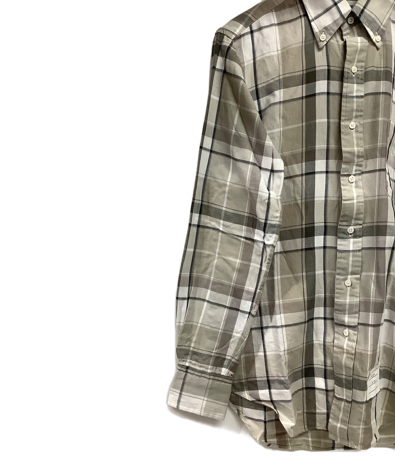 中古・古着通販】Thom Browne (トムブラウン) 長袖シャツ ホワイト 
