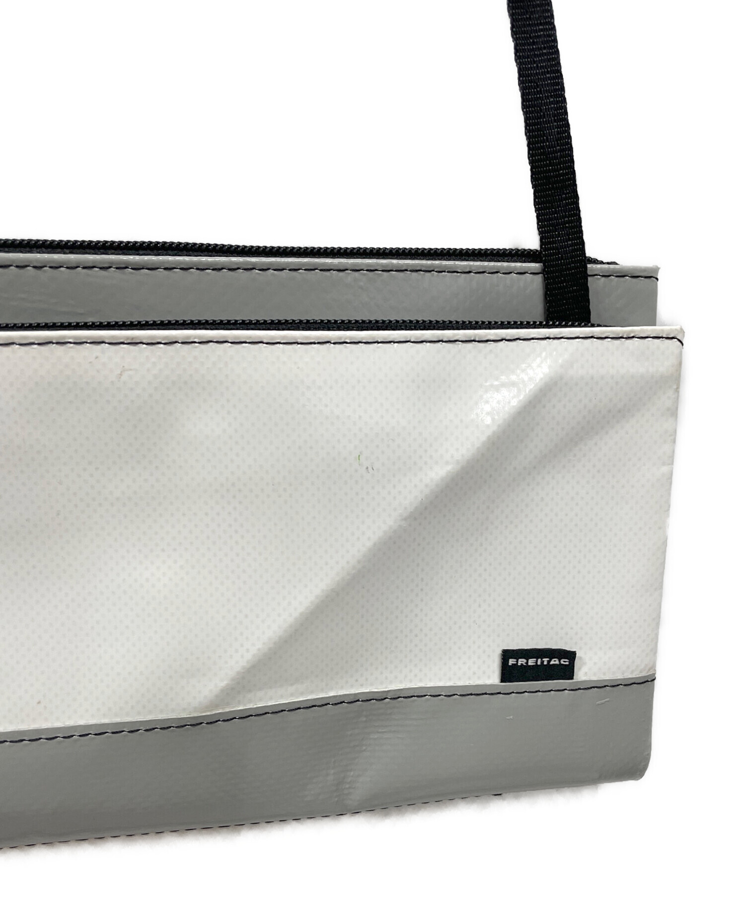 中古・古着通販】FREITAG (フライターグ) サコッシュ ホワイト×グレー