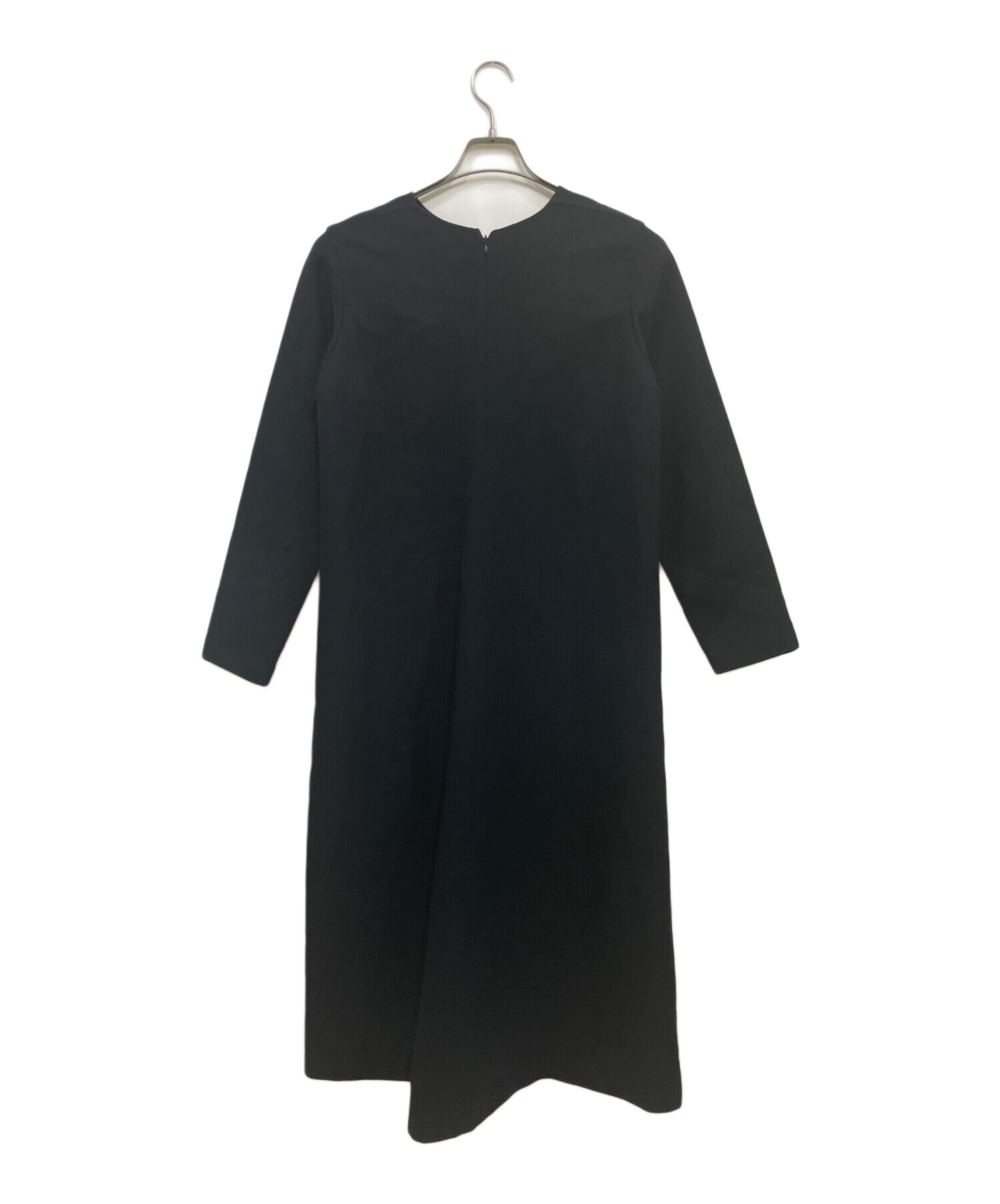 中古・古着通販】ATON (エイトン) ウールワンピース ネイビー サイズ 