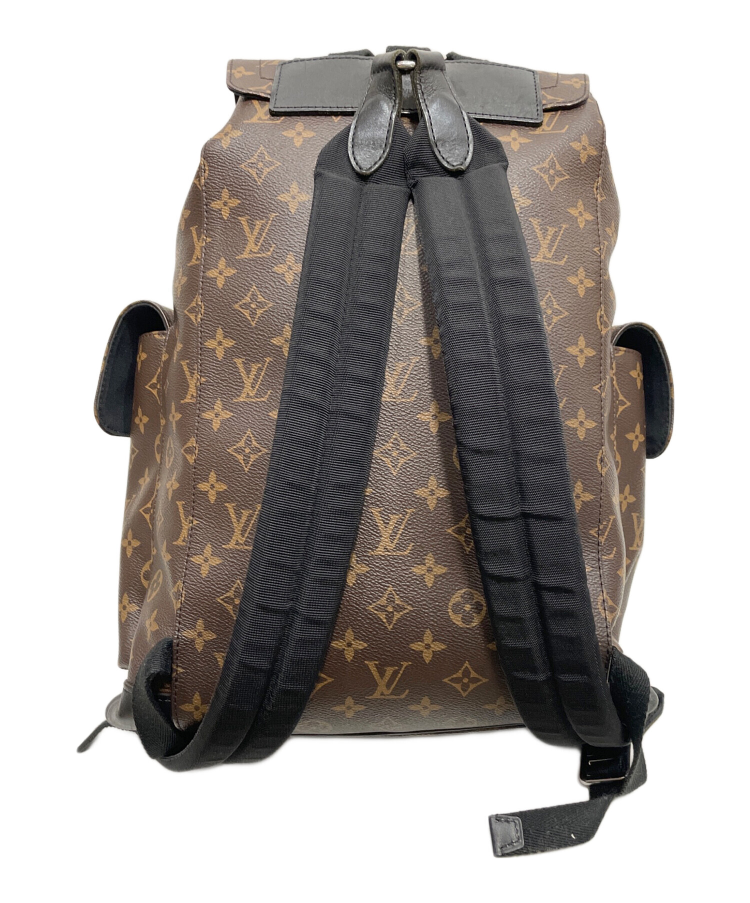 LOUIS VUITTON モノグラム マカサー リュックバッグ、黒、ブラック 中古・古着通販】LOUIS VUITTON (ルイ ヴィトン) モノグラム マカサー