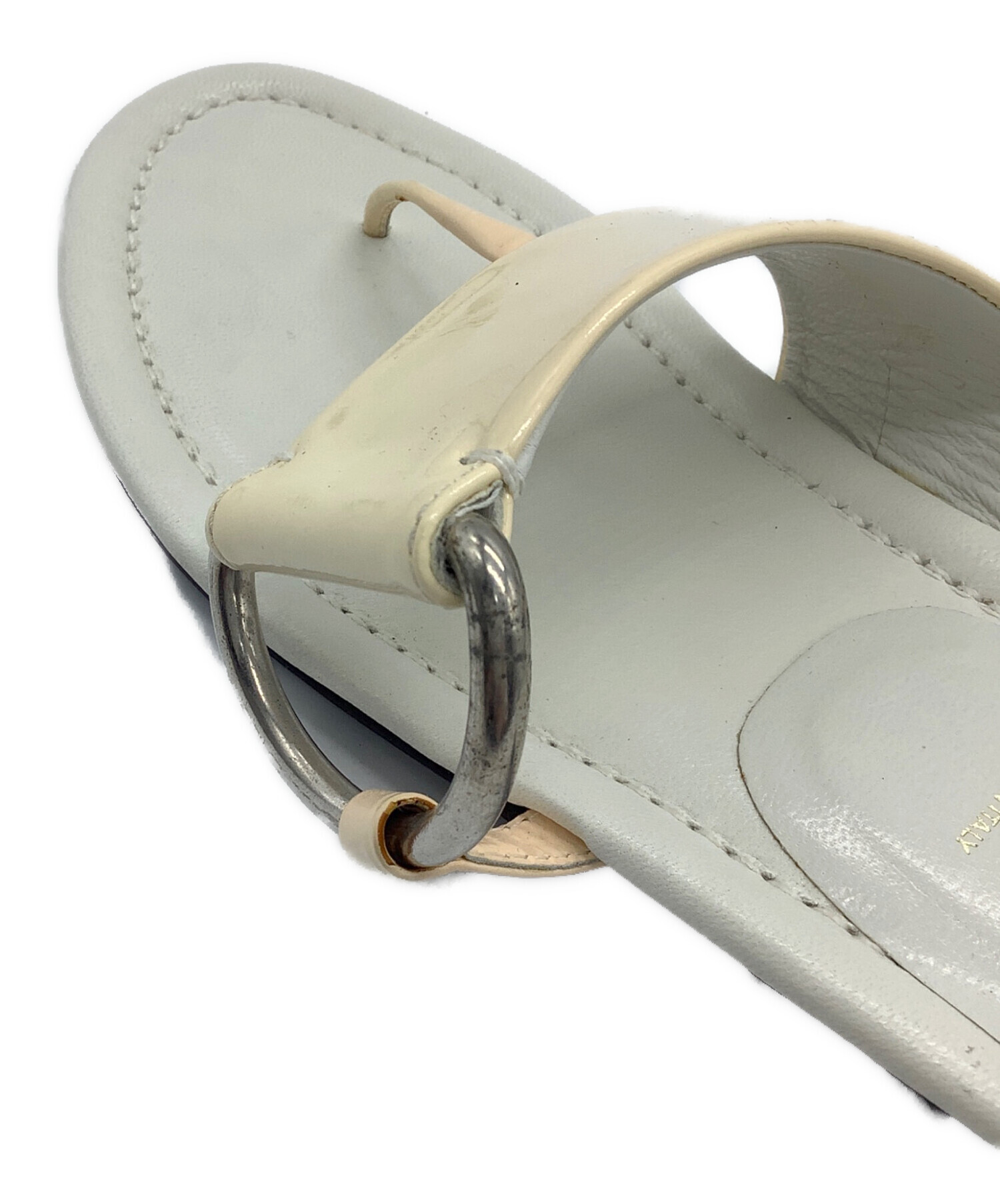 中古・古着通販】PRADA (プラダ) サンダル ホワイト サイズ:36