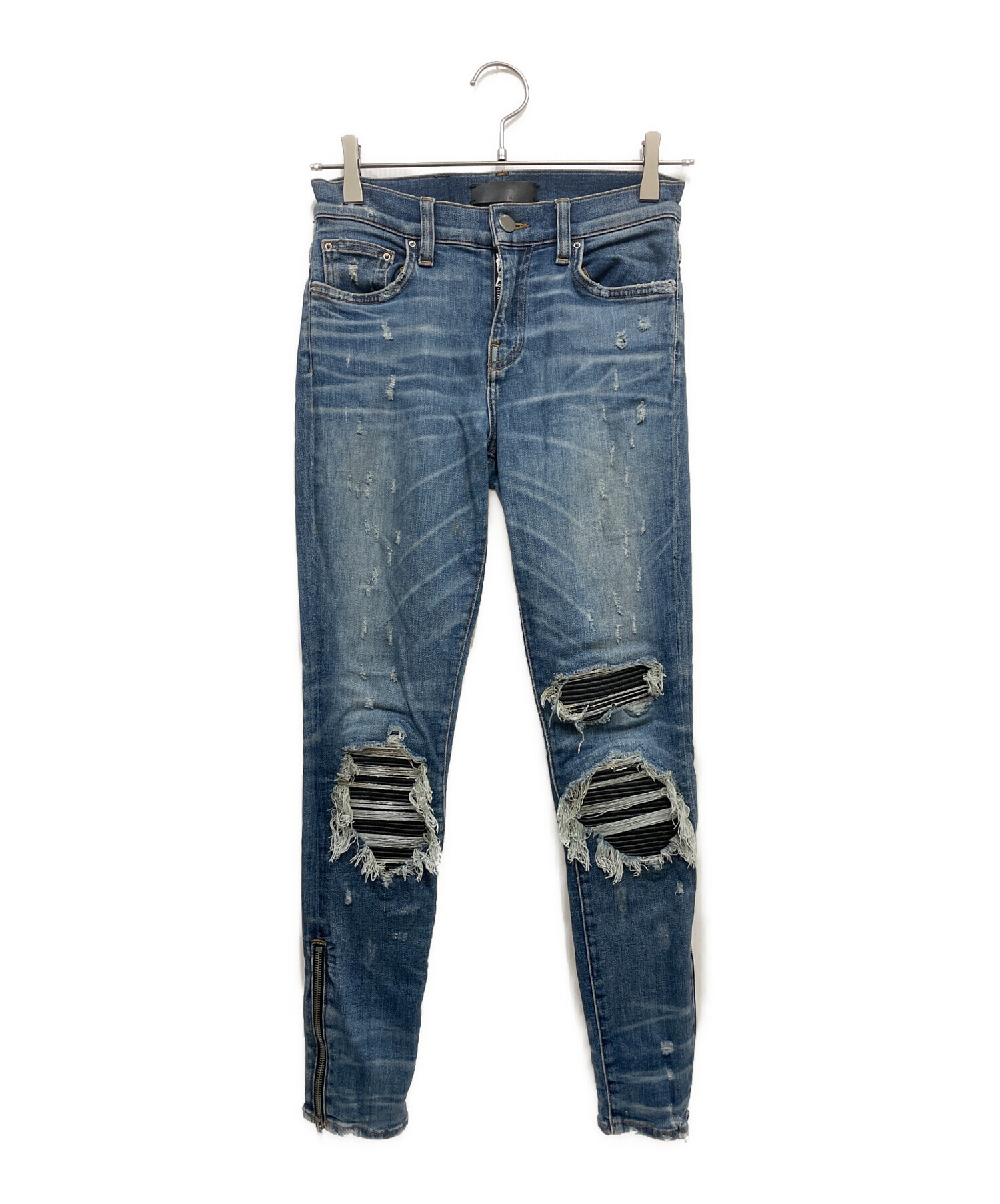 中古・古着通販】AMIRI (アミリ) ダメージ加工 スキニーデニムパンツ