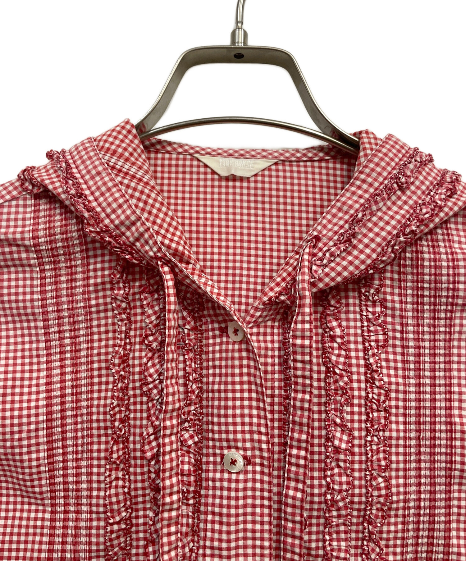 中古・古着通販】PINK HOUSE (ピンクハウス) フーデット長袖ブラウス