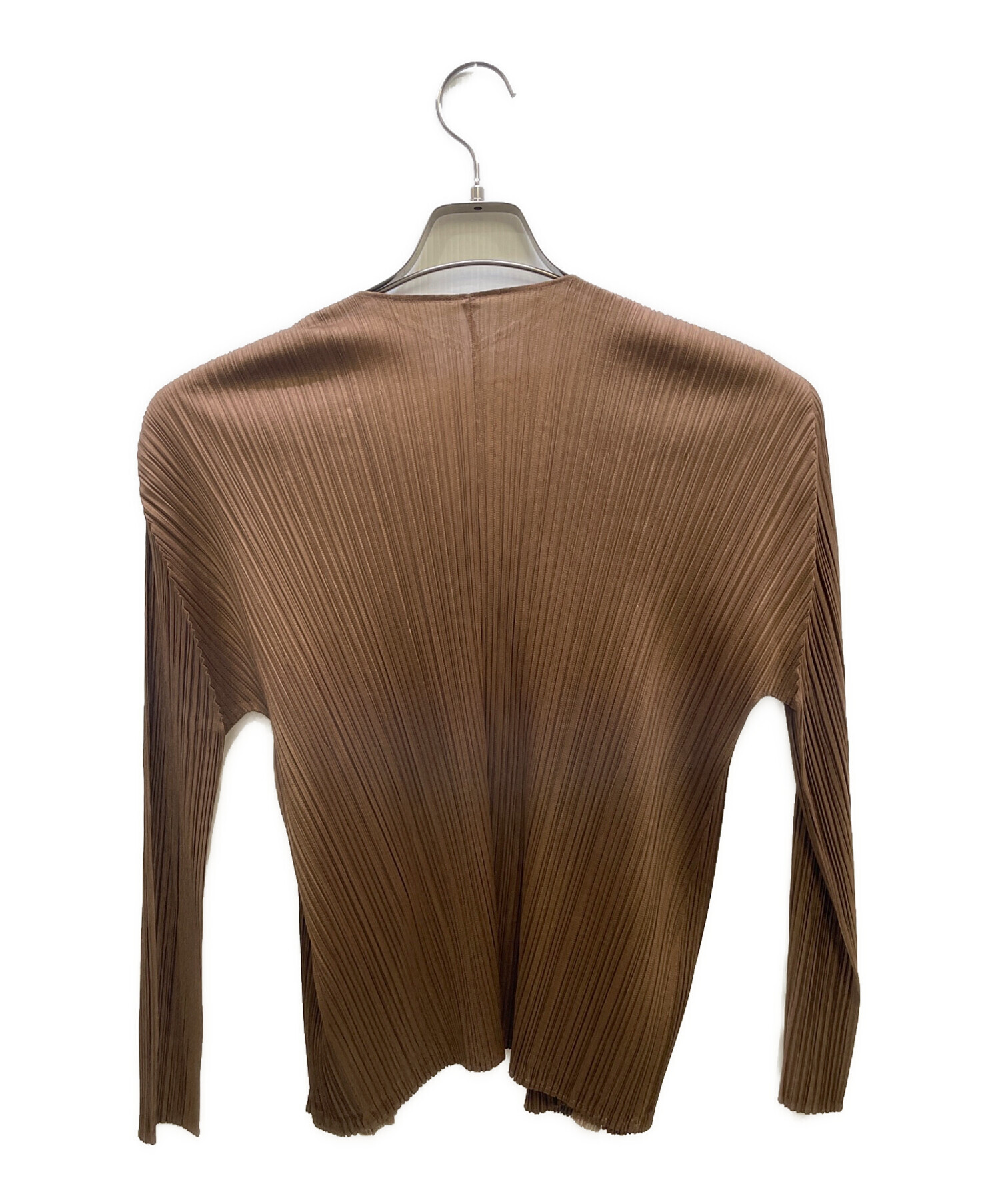 pleats please ✴︎ジャケット、カーディガン、ブラウン 中古・古着通販】PLEATS PLEASE (プリーツプリーズ) プリーツ