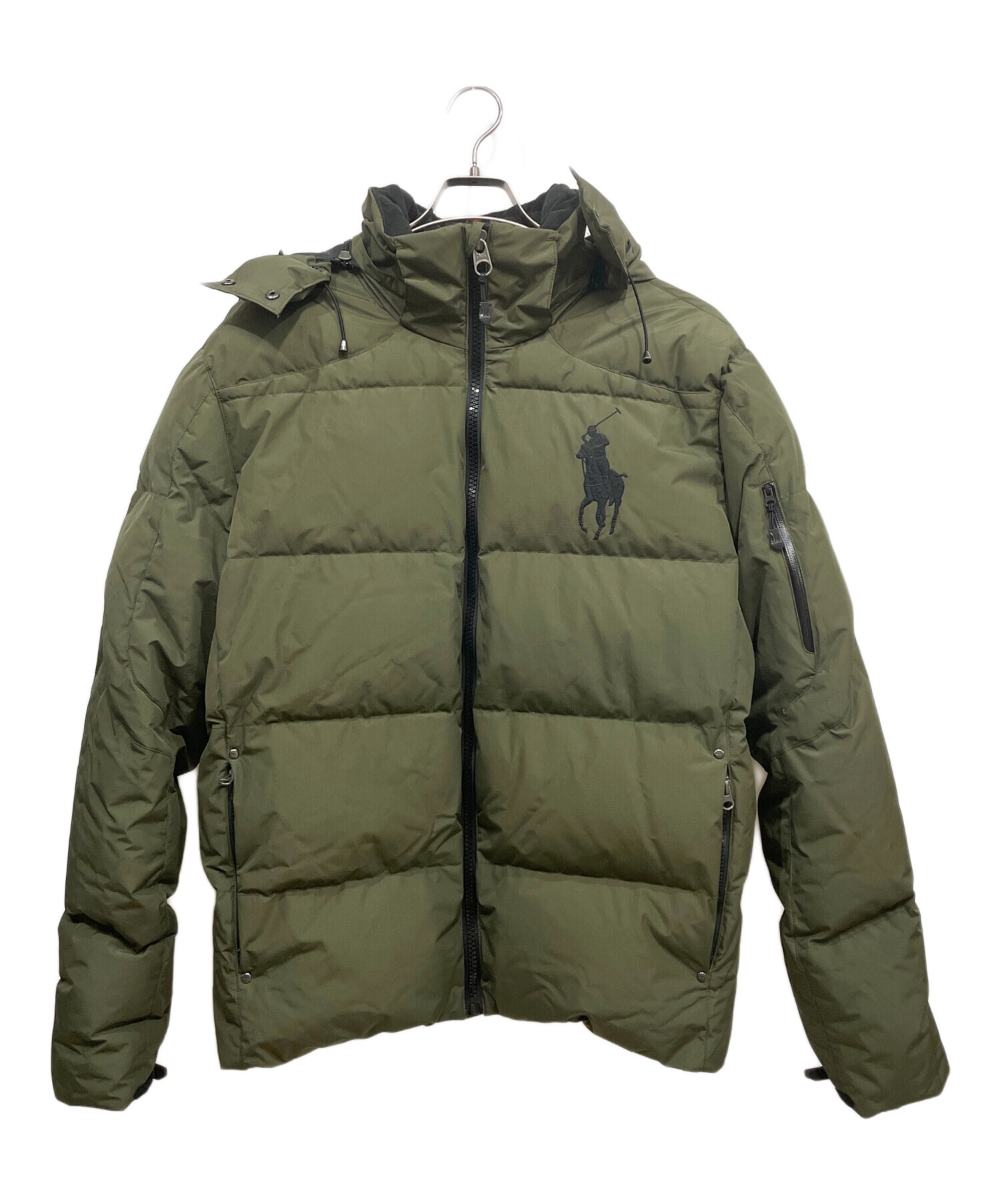 古*】様 ポロ・ラルフ・ローレン ダウンジャケット オリーブグリーン　usa製 中古・古着通販】POLO RALPH LAUREN (ポロ・ラルフローレン) ダウン