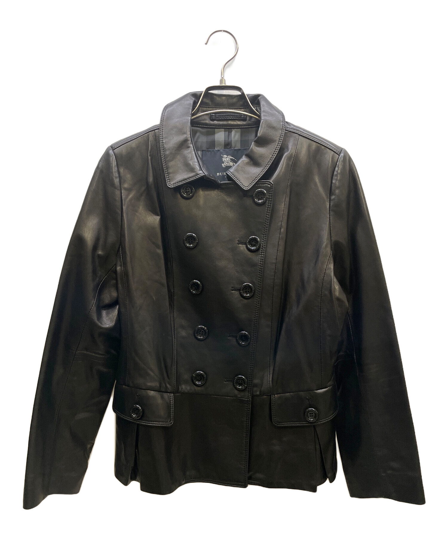 Burberry バーバリー　上質レザージャケット　ブラック　羊革　試着のみ美品 中古・古着通販】BURBERRY LONDON (バーバリーロンドン) レザー