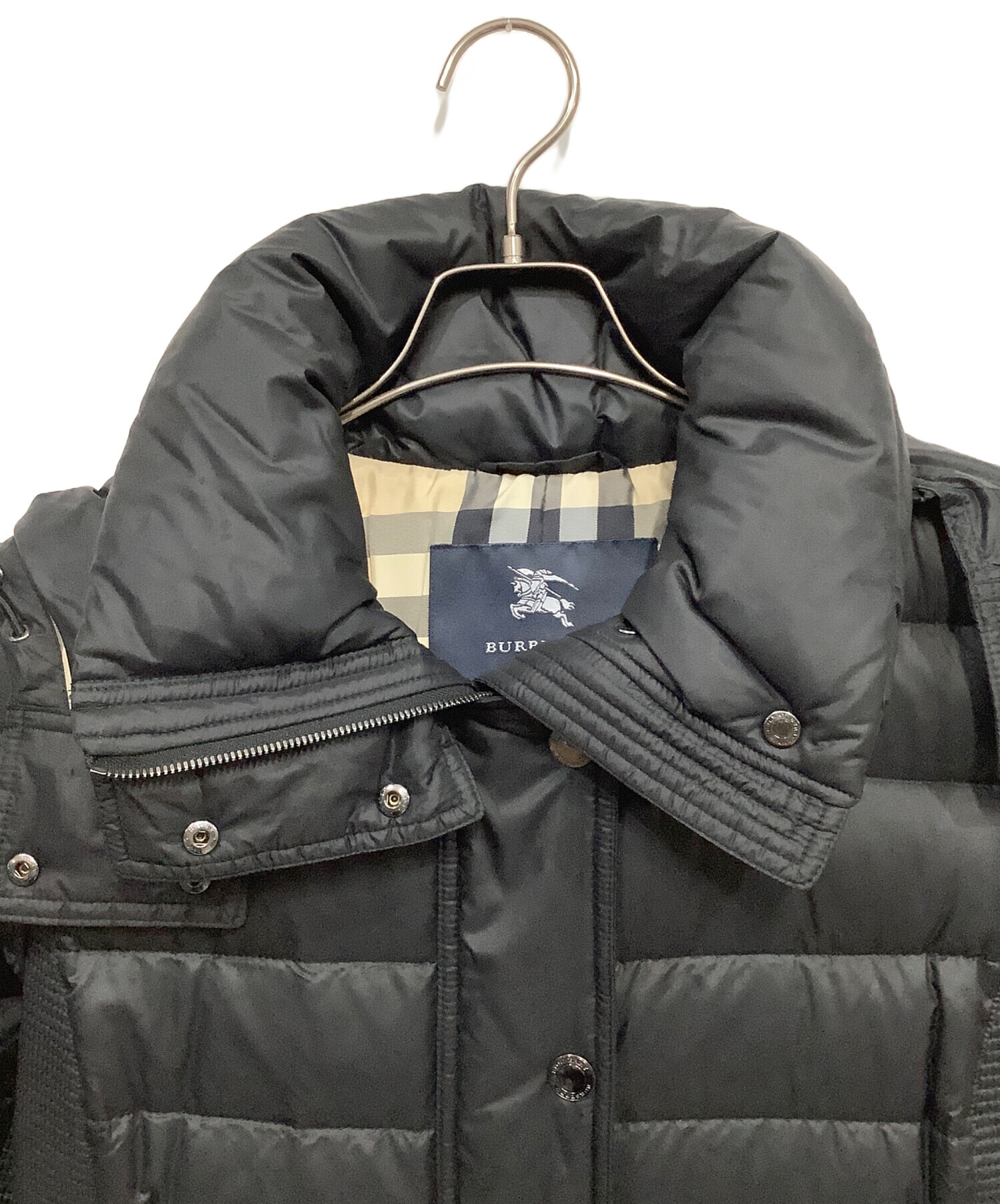 ✨️定価約20万 BURBERRY London ダウンコート 黒 中古・古着通販】BURBERRY LONDON (バーバリーロンドン) ダウンコート