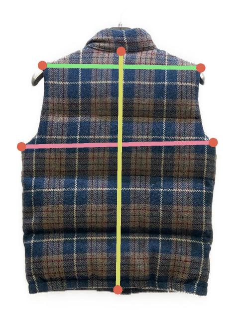 THE NORTH FACE Harris Tweed ダウンベスト 中古・古着通販】THE NORTH FACE (ザ ノース フェイス) Harris Tweed