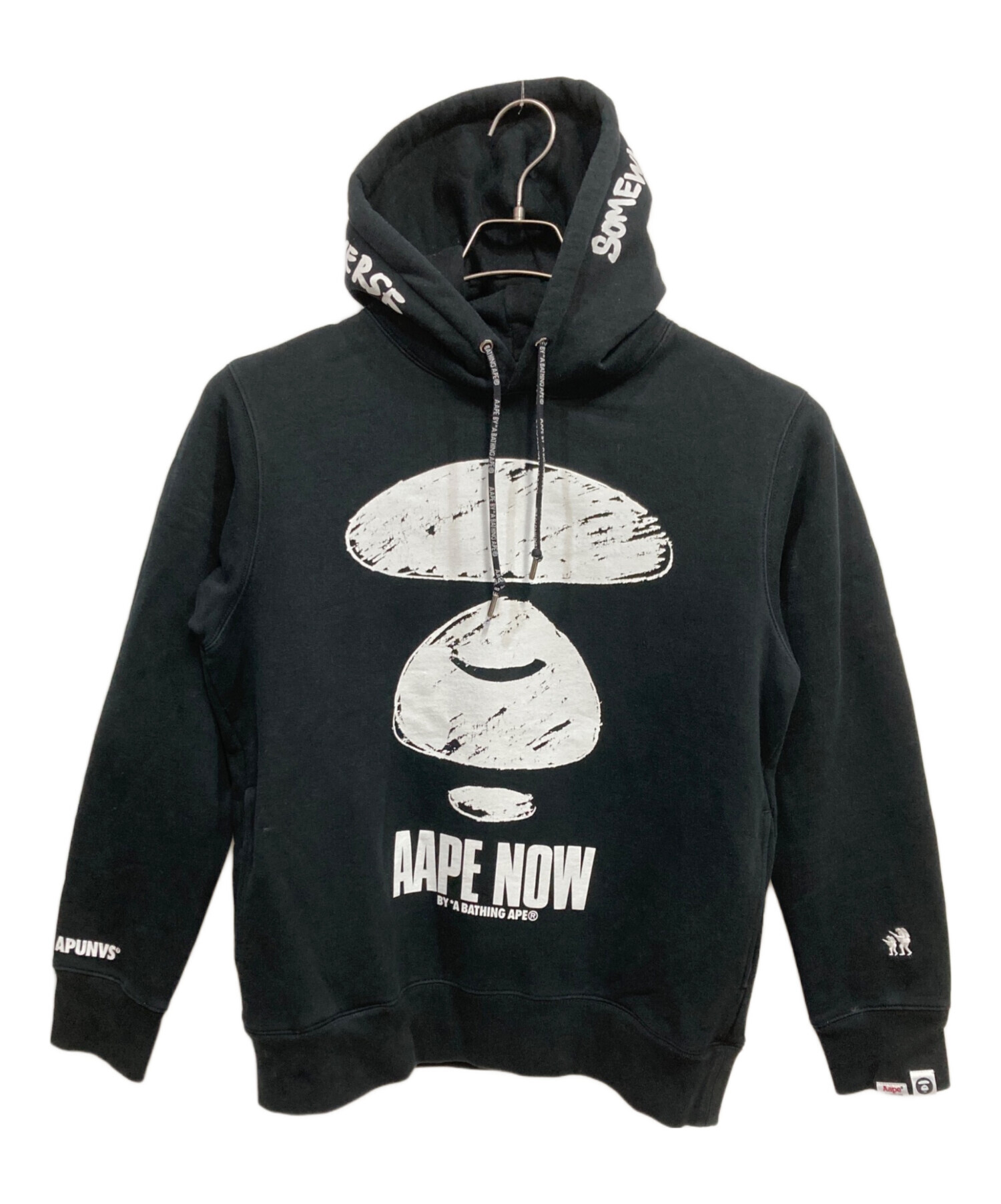 Aape ブラック パーカー サイズM 男女兼用 中古・古着通販】A BATHING APE (アベイシングエイプ) プルオーバー