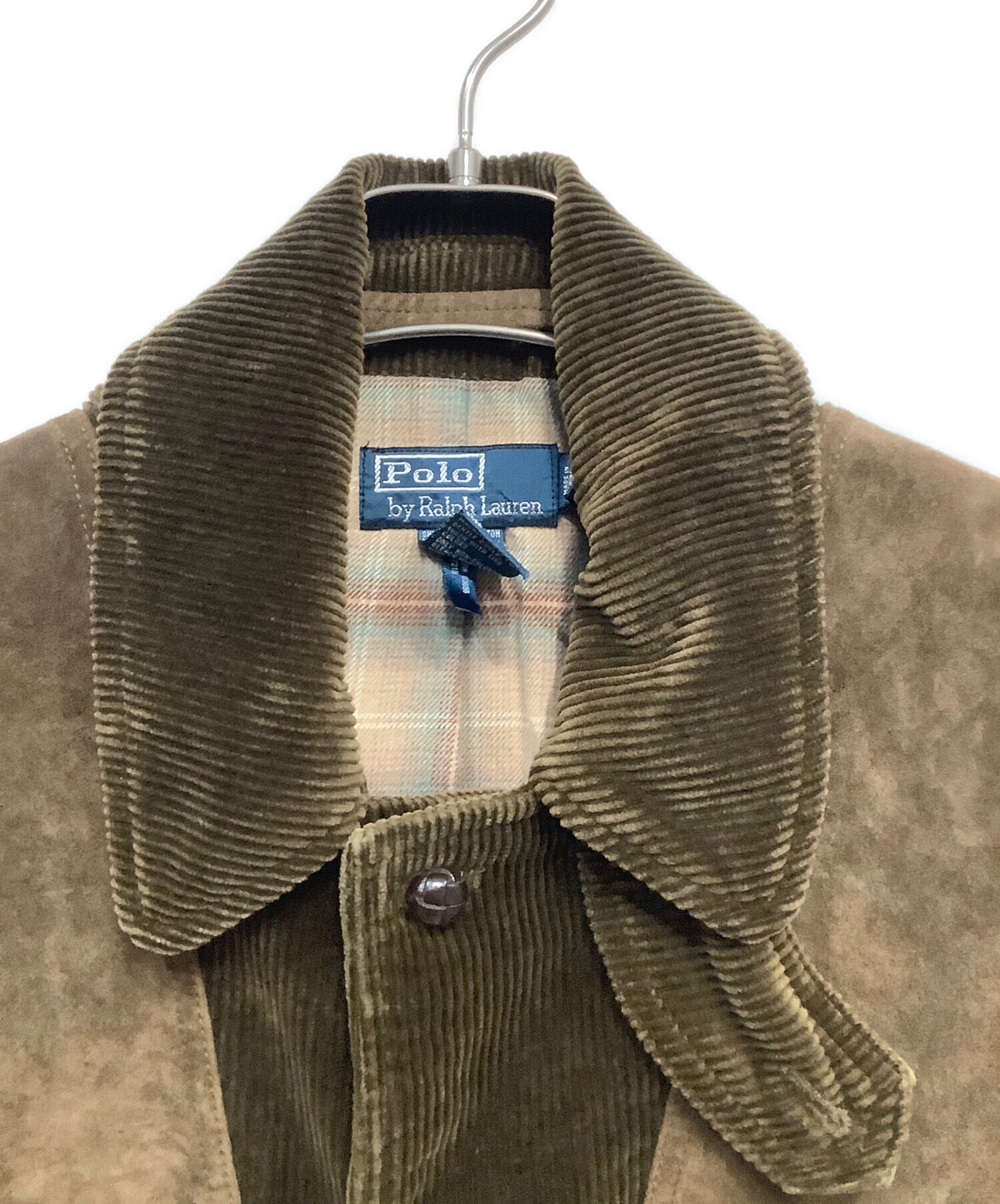 【美品】ラルフローレン コーデュロイジャケット M ブラウン 刺繍ロゴ 中古・古着通販】POLO RALPH LAUREN (ポロ・ラルフローレン