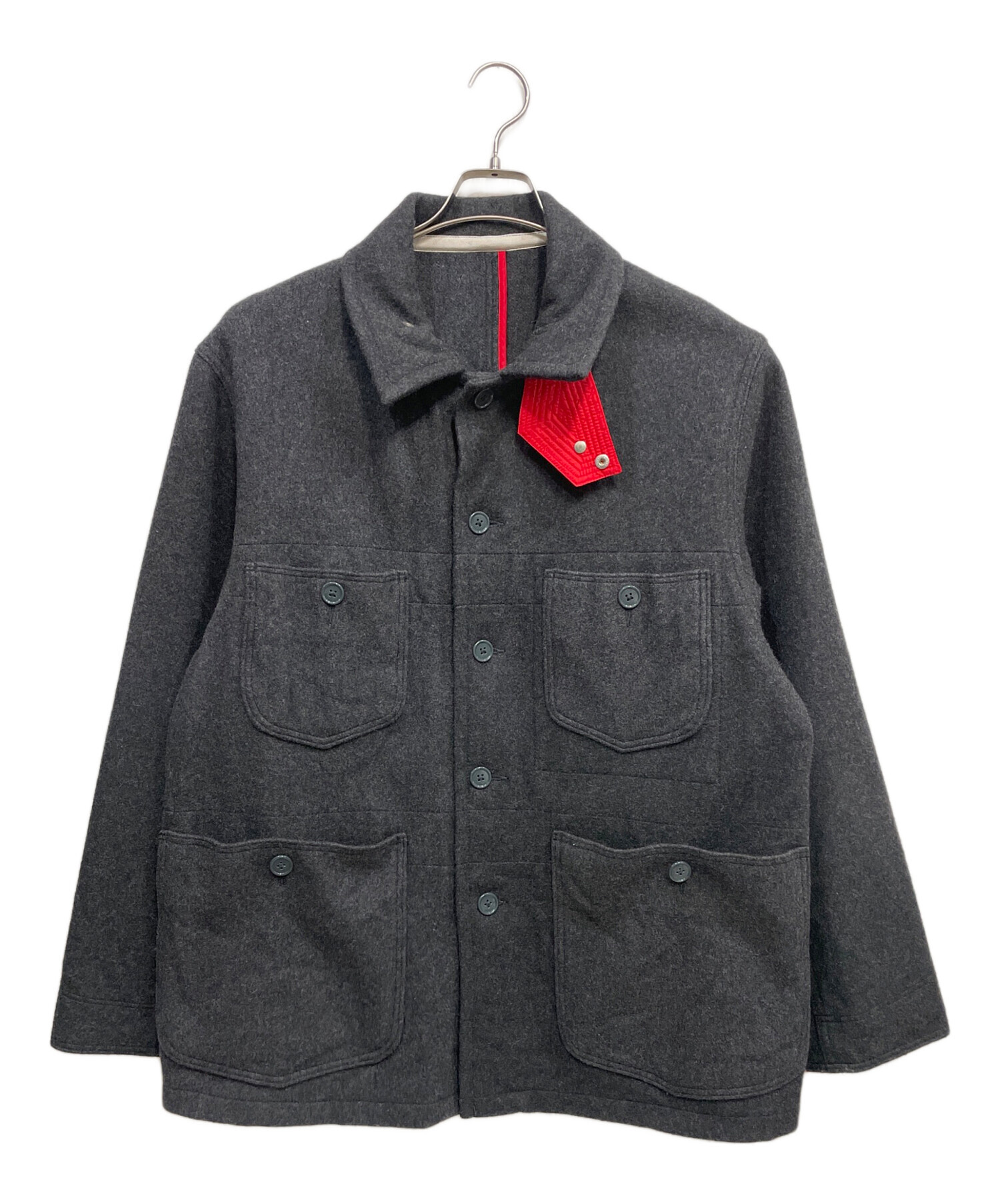BRU NA BOINNE ブルーナボイン シークレットストライプジャケット 中古・古着通販】BRU NA BOINNE (ブルーナボイン) ウールジャケット