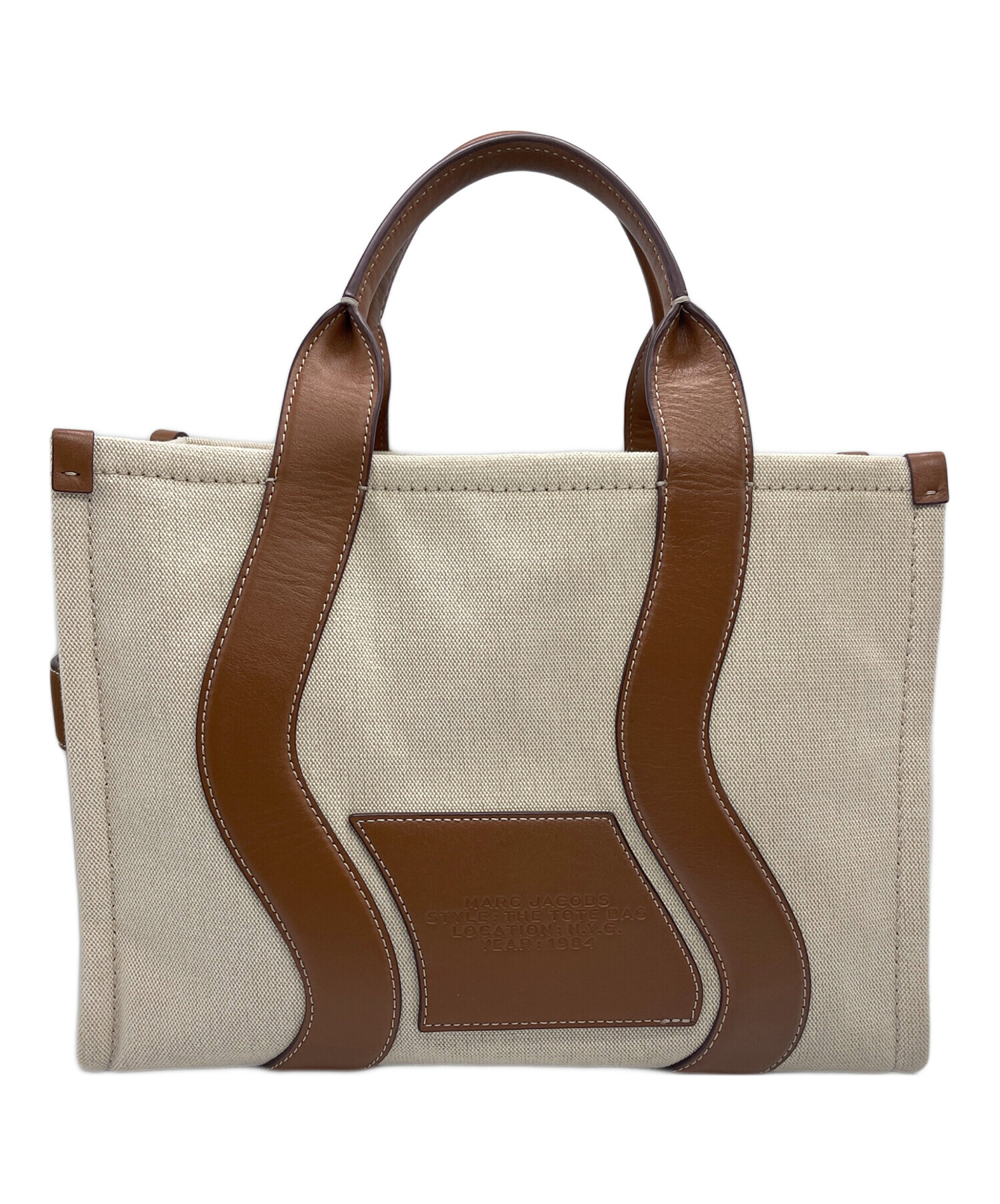 マークジェイコブス ネズミプリント ベージュキャンバストートバッグ 中古・古着通販】MARC JACOBS (マークジェイコブス) ザウェイビー