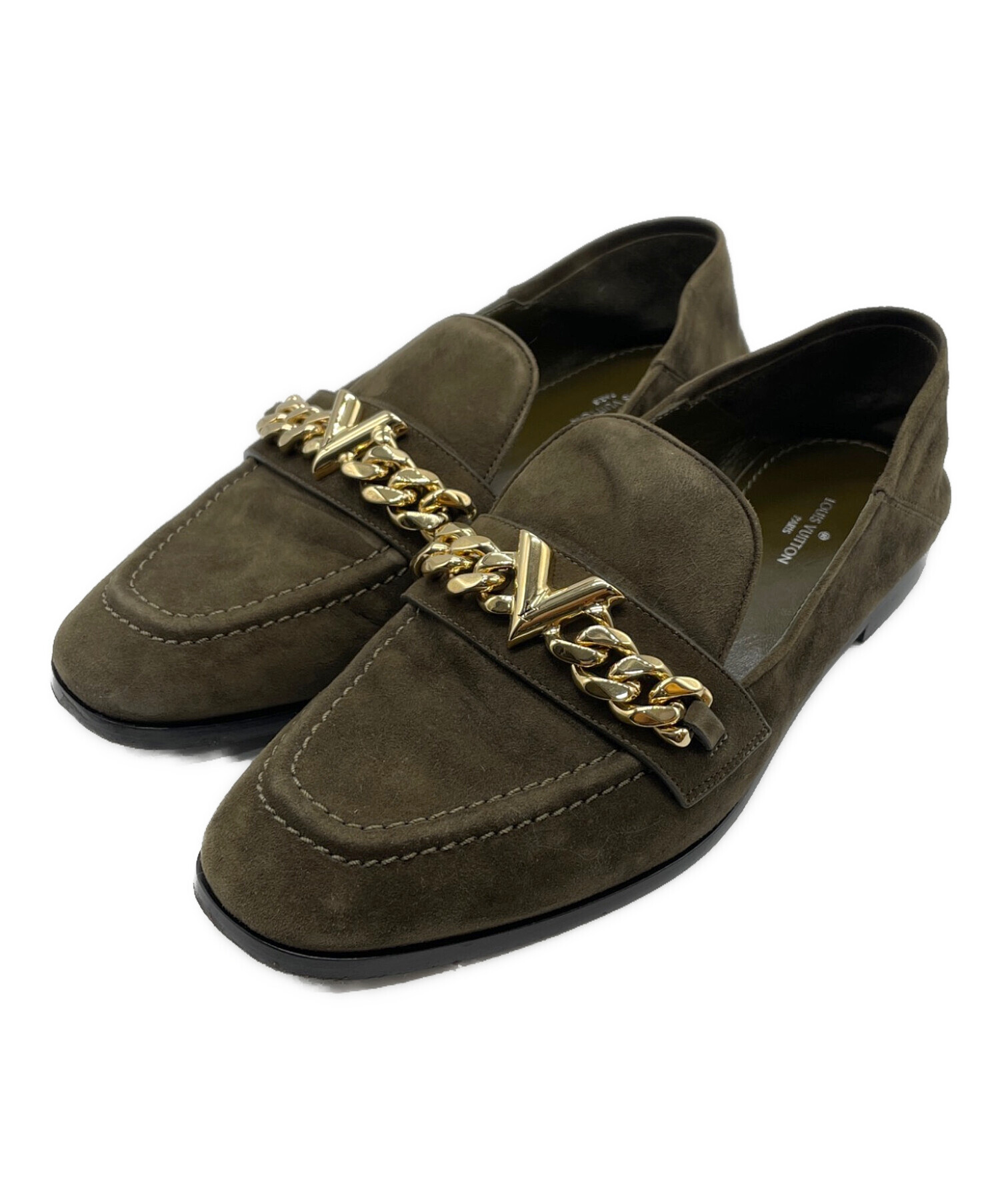 中古・古着通販】LOUIS VUITTON (ルイ ヴィトン) ローファー グリーン 