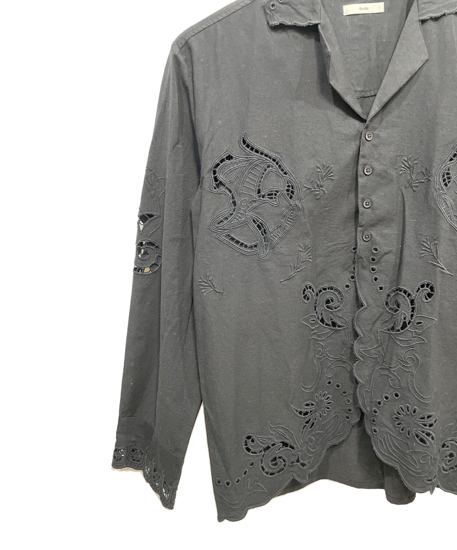 中古・古着通販】ANUKE (アンヌーク) Cutwork Opencollar Shirts