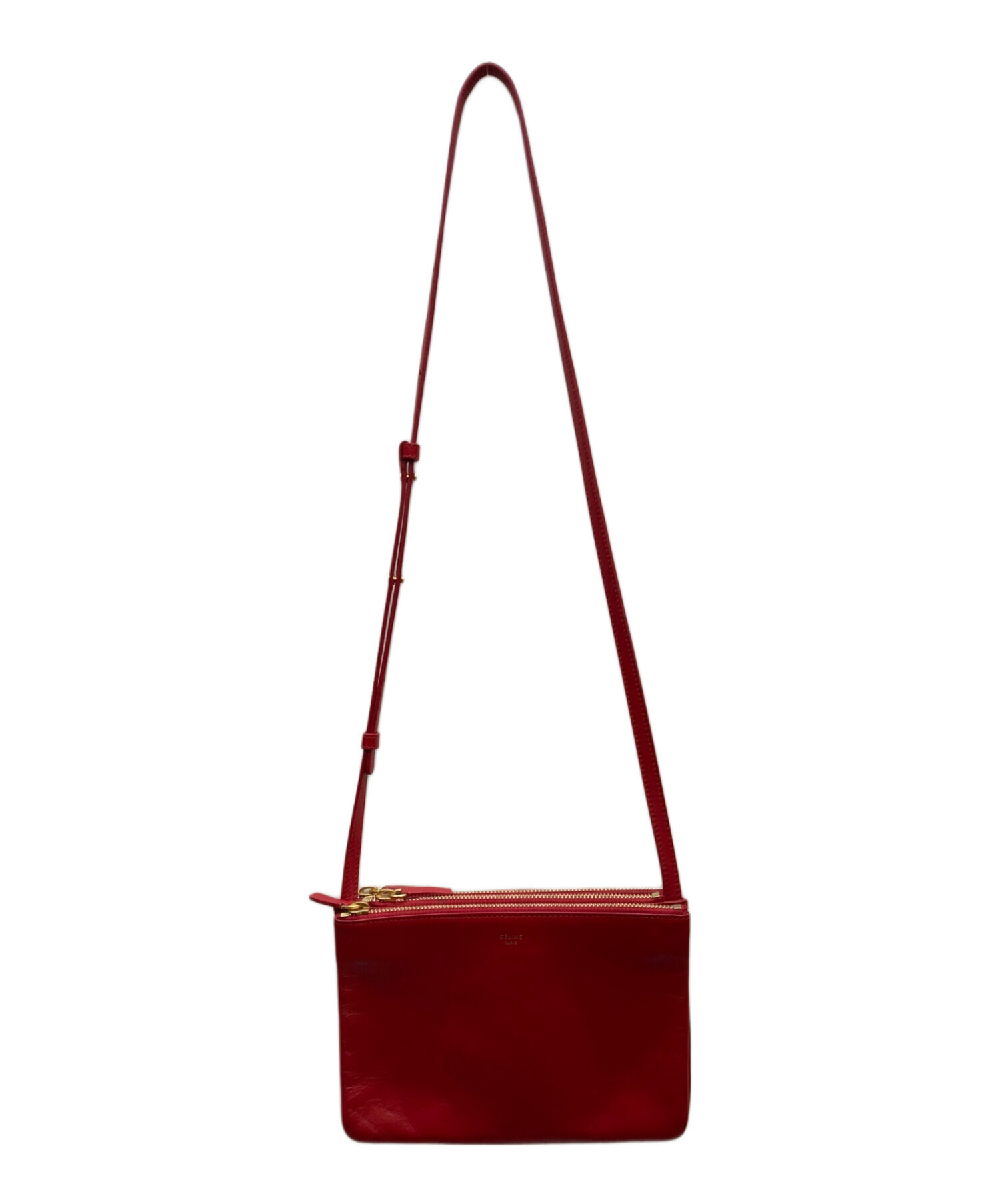 中古・古着通販】CELINE (セリーヌ) トリオ スモールショルダーポーチ