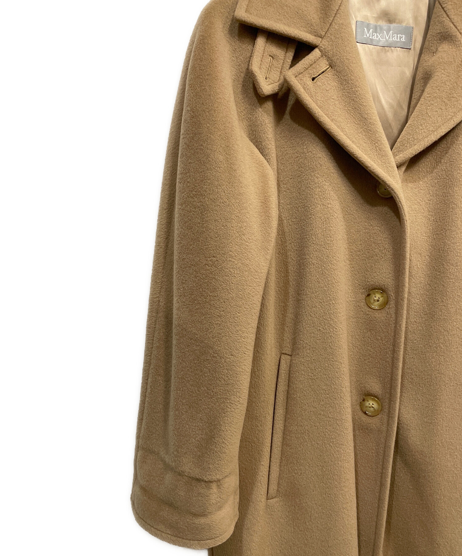 中古・古着通販】MaxMara (マックスマーラ) ウールロングコート