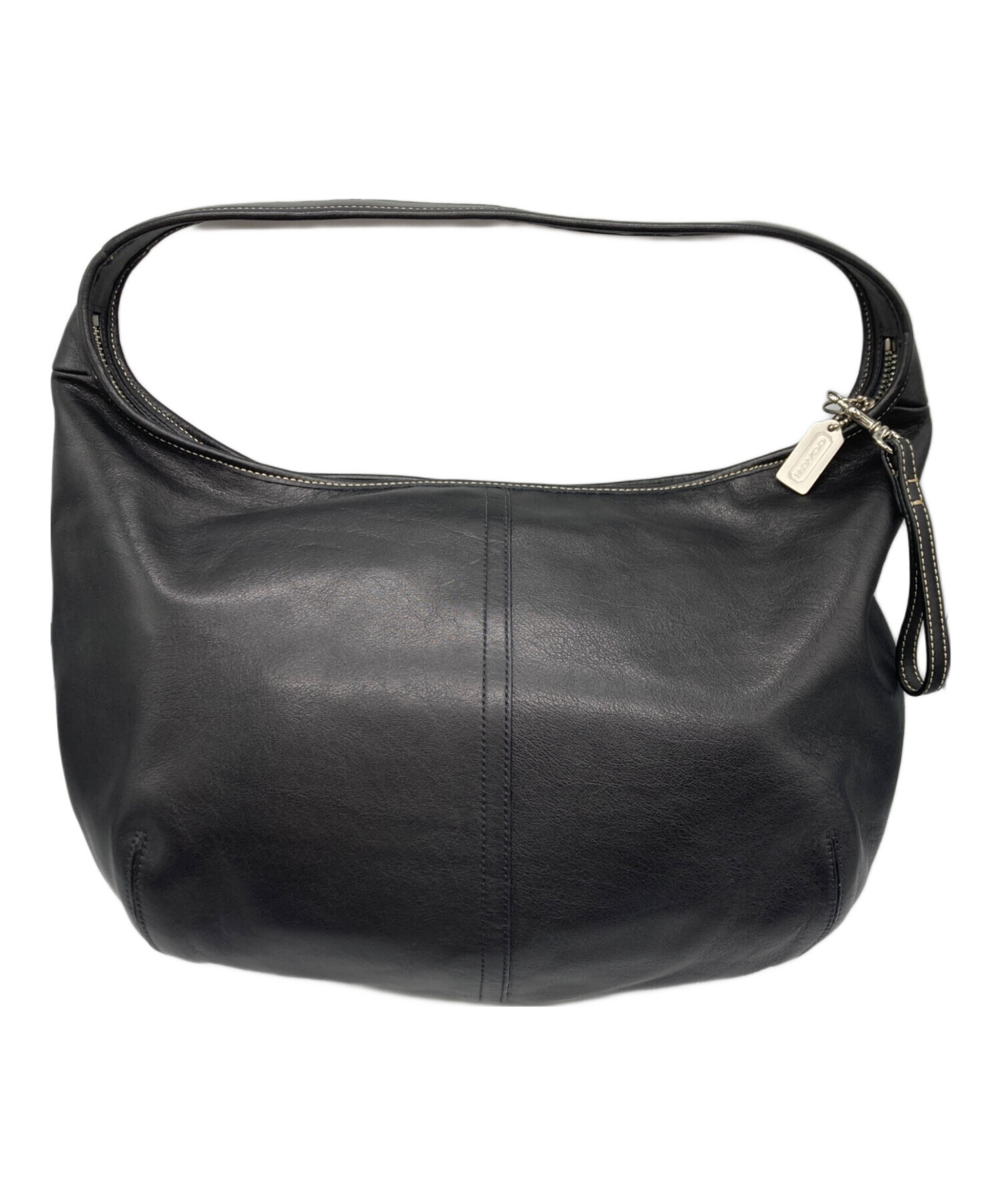 中古・古着通販】COACH (コーチ) ワンショルダーバッグ ブラック 