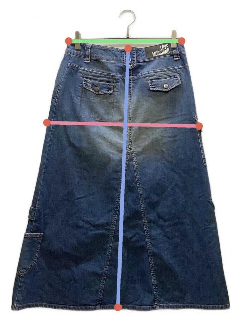 中古・古着通販】LOVE MOSCHINO (ラブモスキーノ) デニムスカート