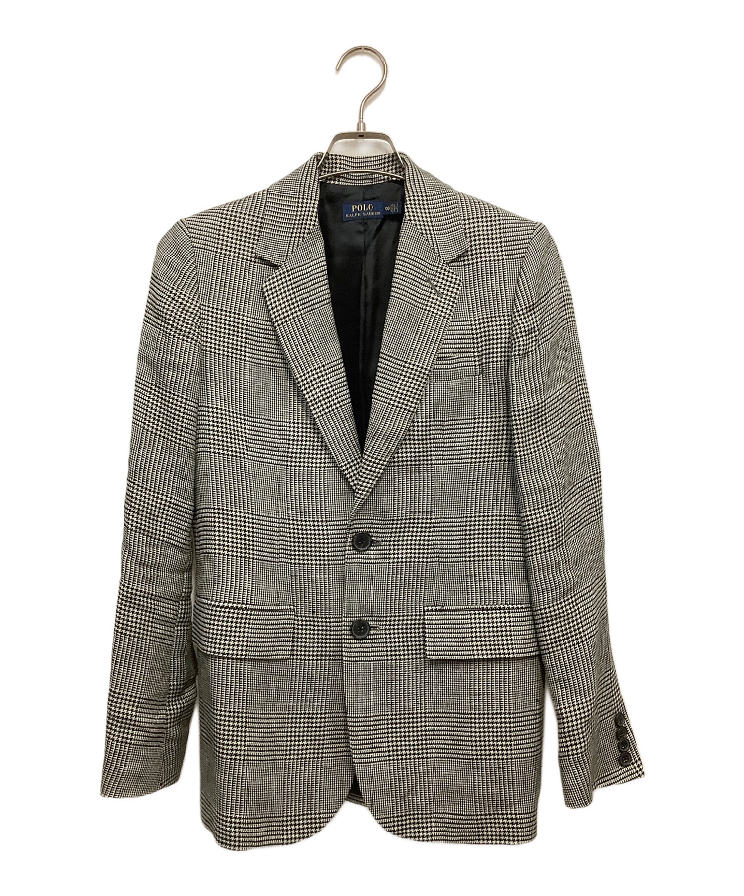 RALPH LAUREN テーラードジャケット 千鳥柄 3B ウール キュプラ. 中古・古着通販】POLO RALPH LAUREN (ポロ・ラルフローレン) 千鳥格子