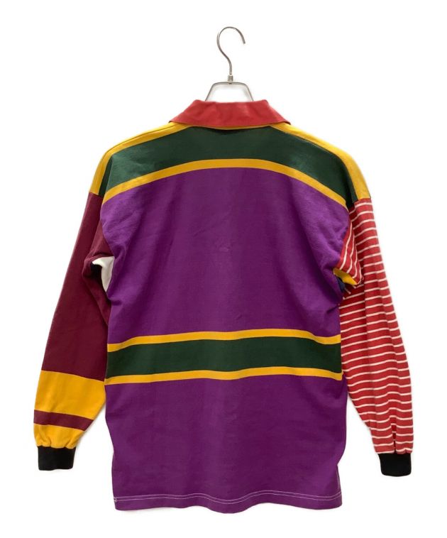 266 カンタベリー　CANTERBURY ラガーシャツ ビンテージ 美品 ブルーのみ】Canterbury（カンタベリー）3/4スリーブ ドライミックス