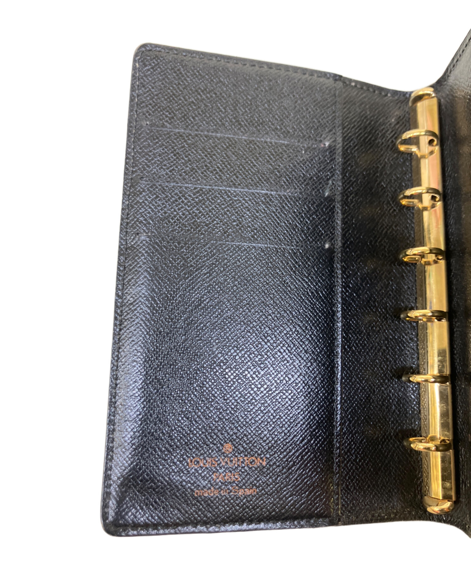 中古・古着通販】LOUIS VUITTON (ルイ ヴィトン) 手帳カバー ブラック