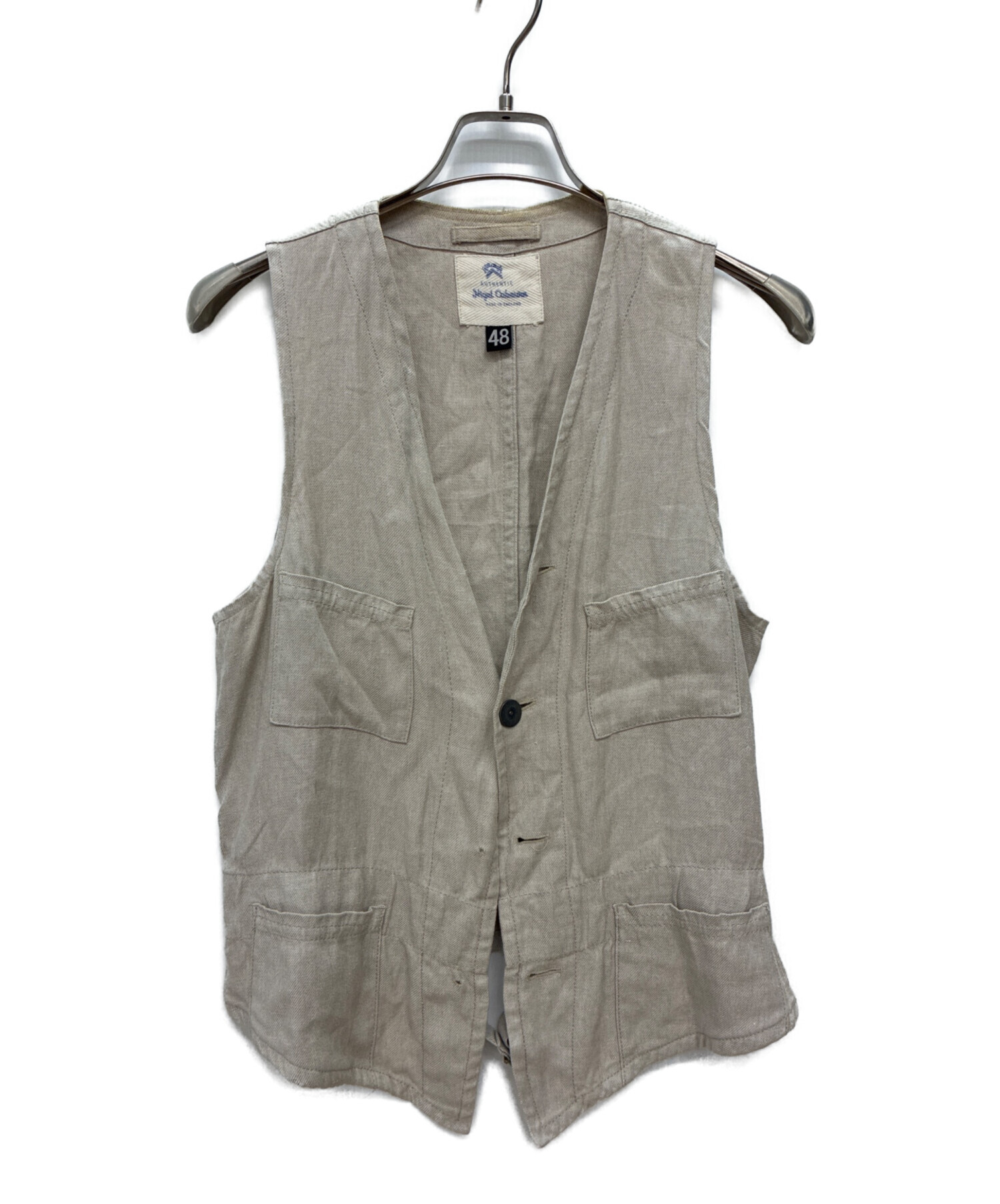 中古・古着通販】NIGEL CABOURN (ナイジェルケーボン) リネンベスト