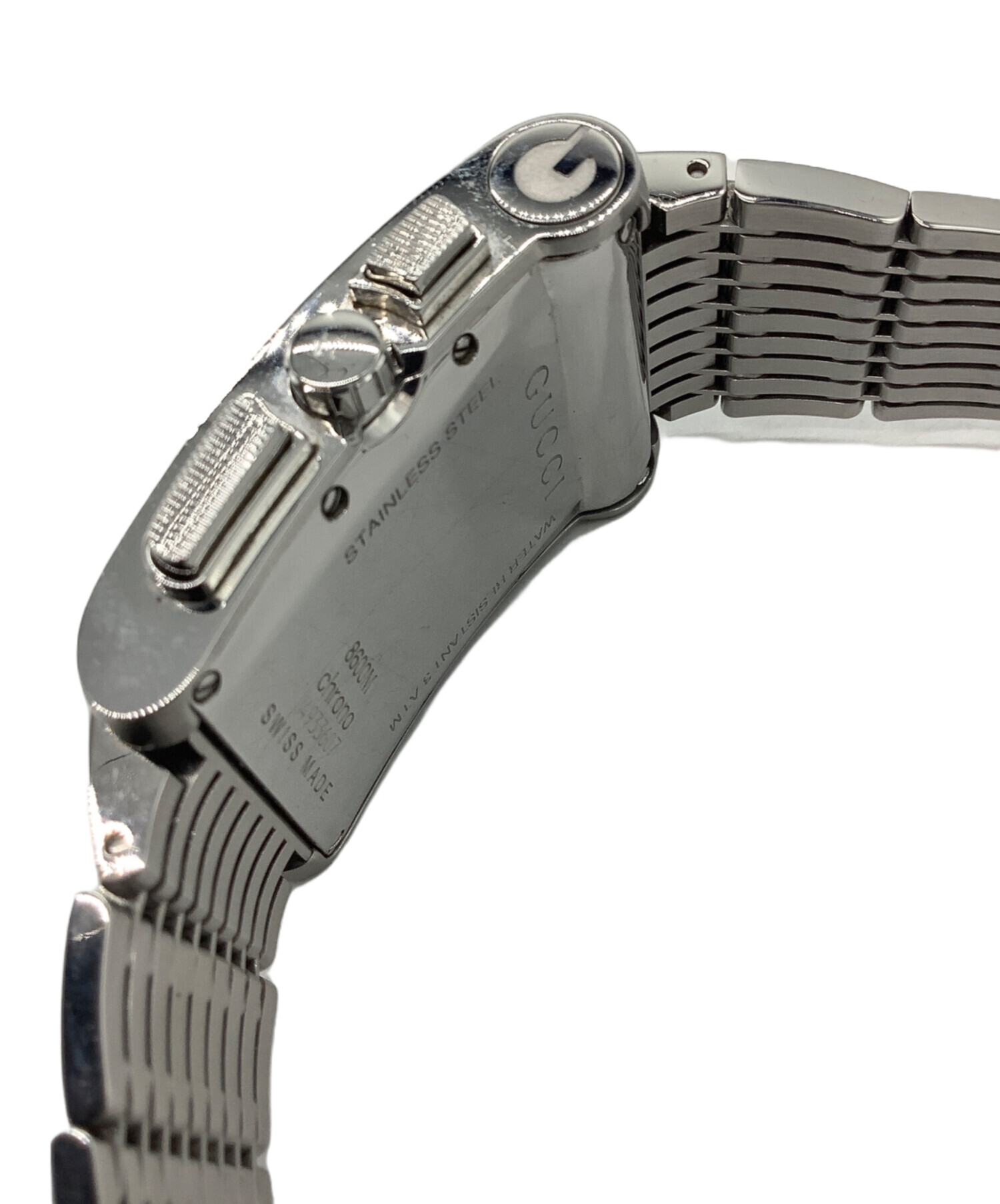 中古・古着通販】GUCCI (グッチ) クロノグラフ Gメトロ ネイビー