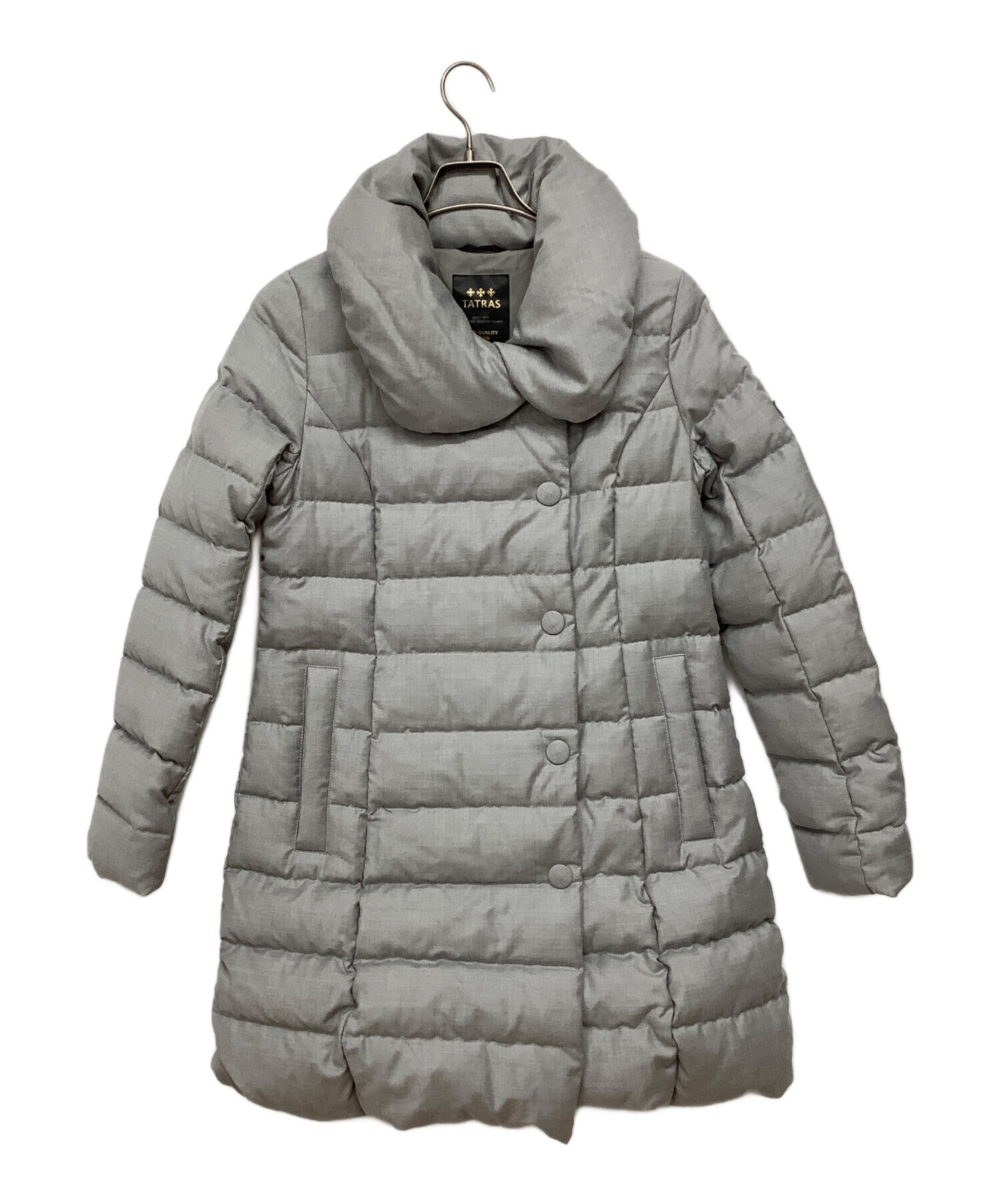 TATRAS タトラス　ダウンコート　サイズ03 中古・古着通販】TATRAS (タトラス) ダウンコート グレー サイズ