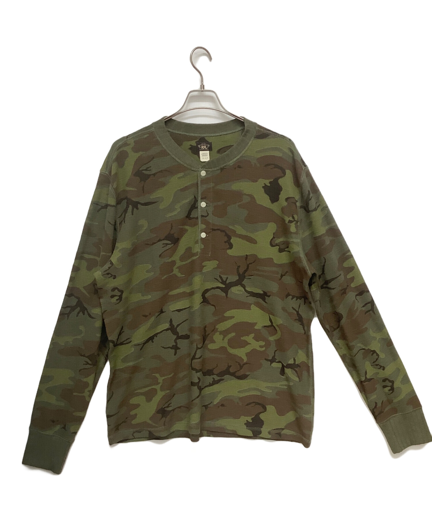 中古・古着通販】RRL (ダブルアールエル) ワッフルニット ヘンリー