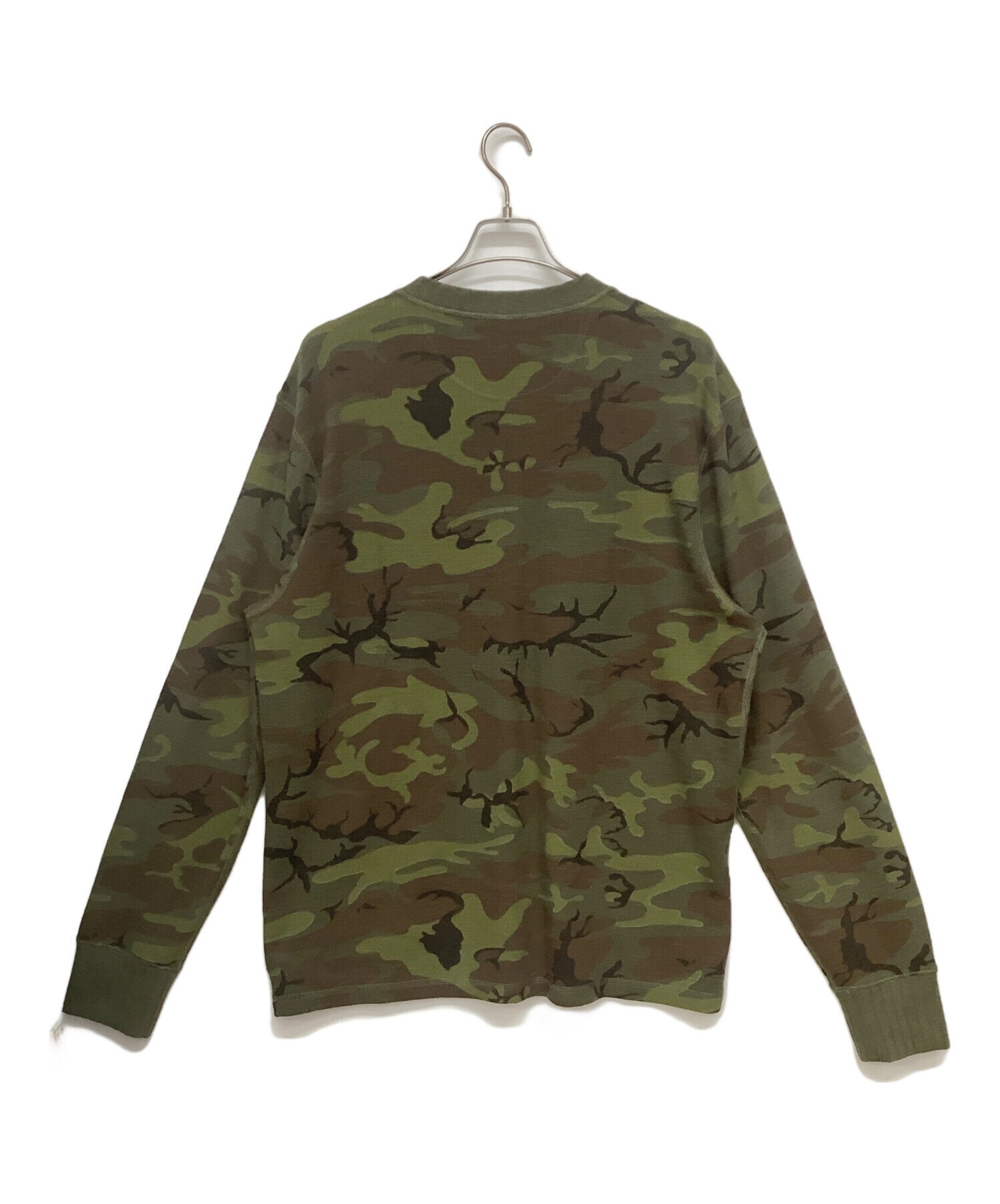 中古・古着通販】RRL (ダブルアールエル) ワッフルニット ヘンリー