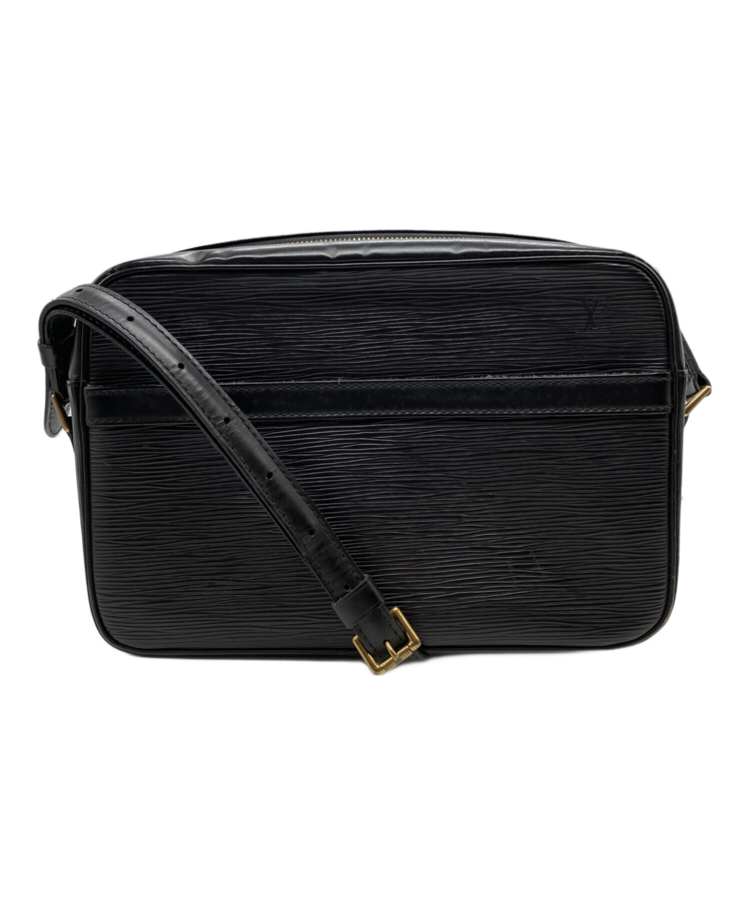 Louis Vuitton ショルダーバッグ ブラック 中古・古着通販】LOUIS VUITTON (ルイ ヴィトン) ショルダーバッグ