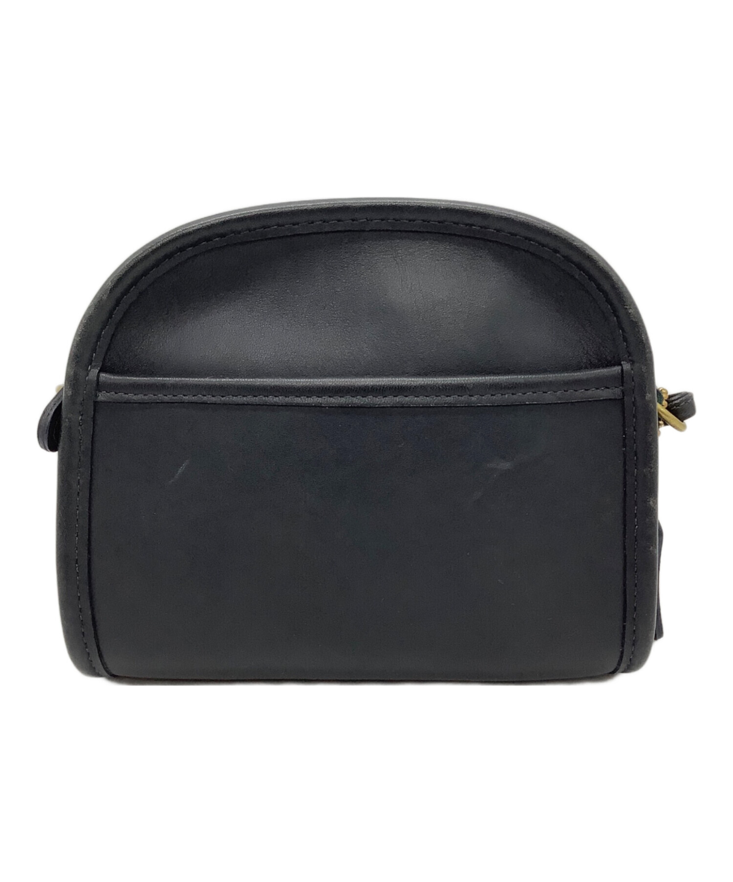 中古・古着通販】COACH (コーチ) ミニショルダーバッグ ネイビー 