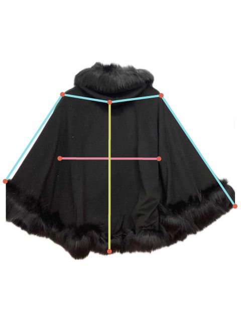 中古・古着通販】ROYAL PARTY (ロイヤルパーティ) フードファーケープ